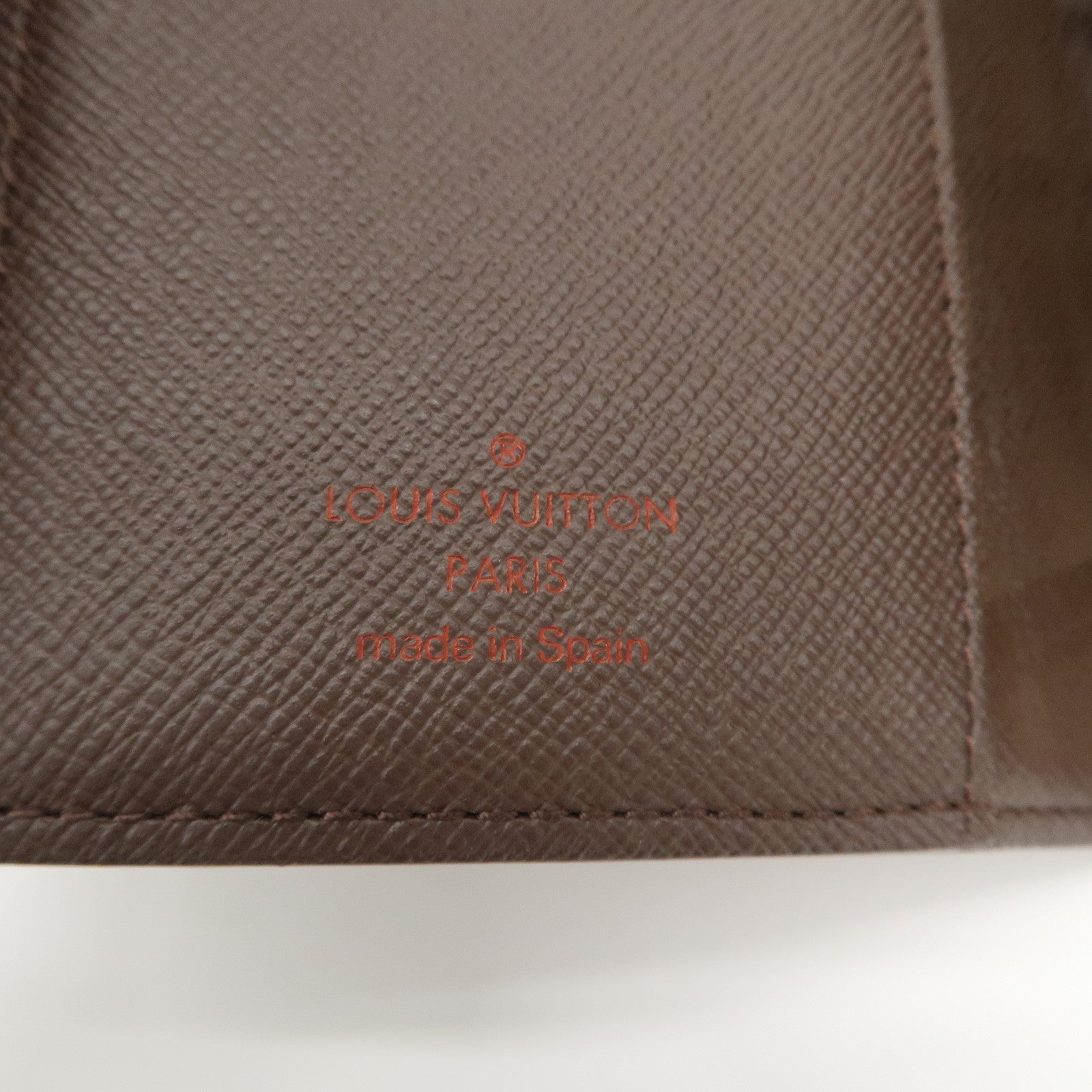Louis Vuitton Damier Agenda PM Planner Cover Brown R20700