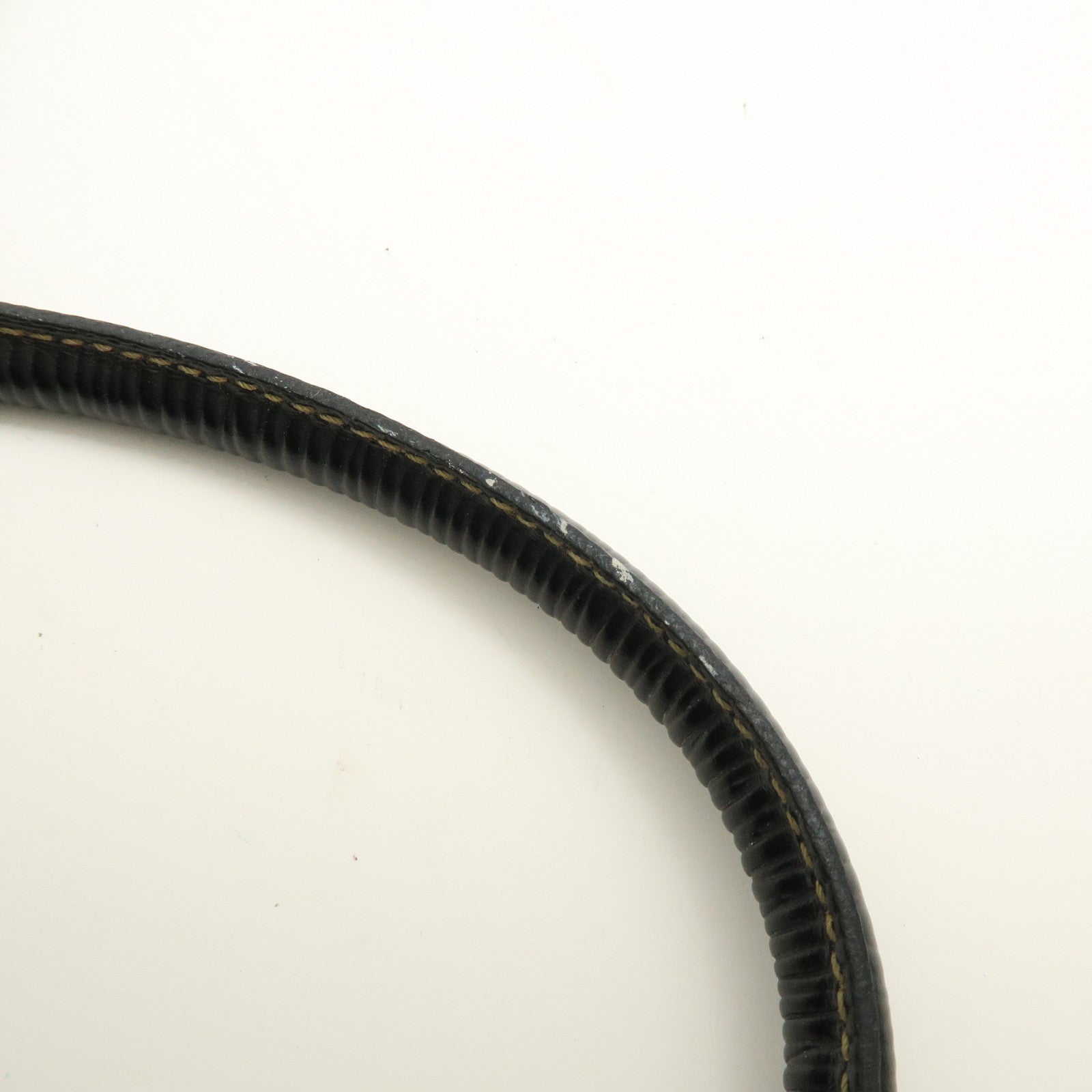 FENDI Pequin Canvas Leather Hand Bag Tote Bag Brown Black