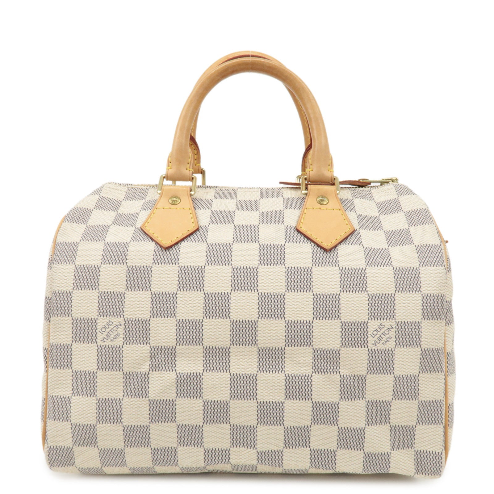 Louis Vuitton Damier Azur Speedy 25 Boston Bag Hand Bag N41534 Used