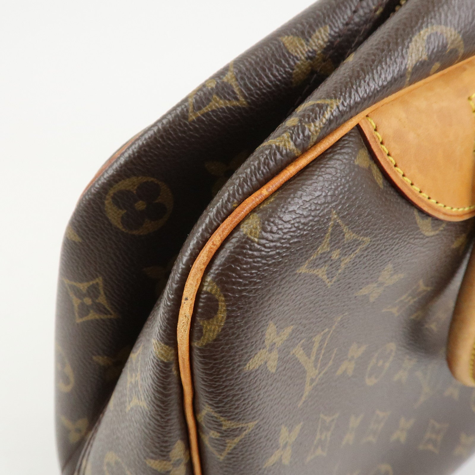 Louis Vuitton Monogram Canvas Deauville Hand Bag Brown M47270