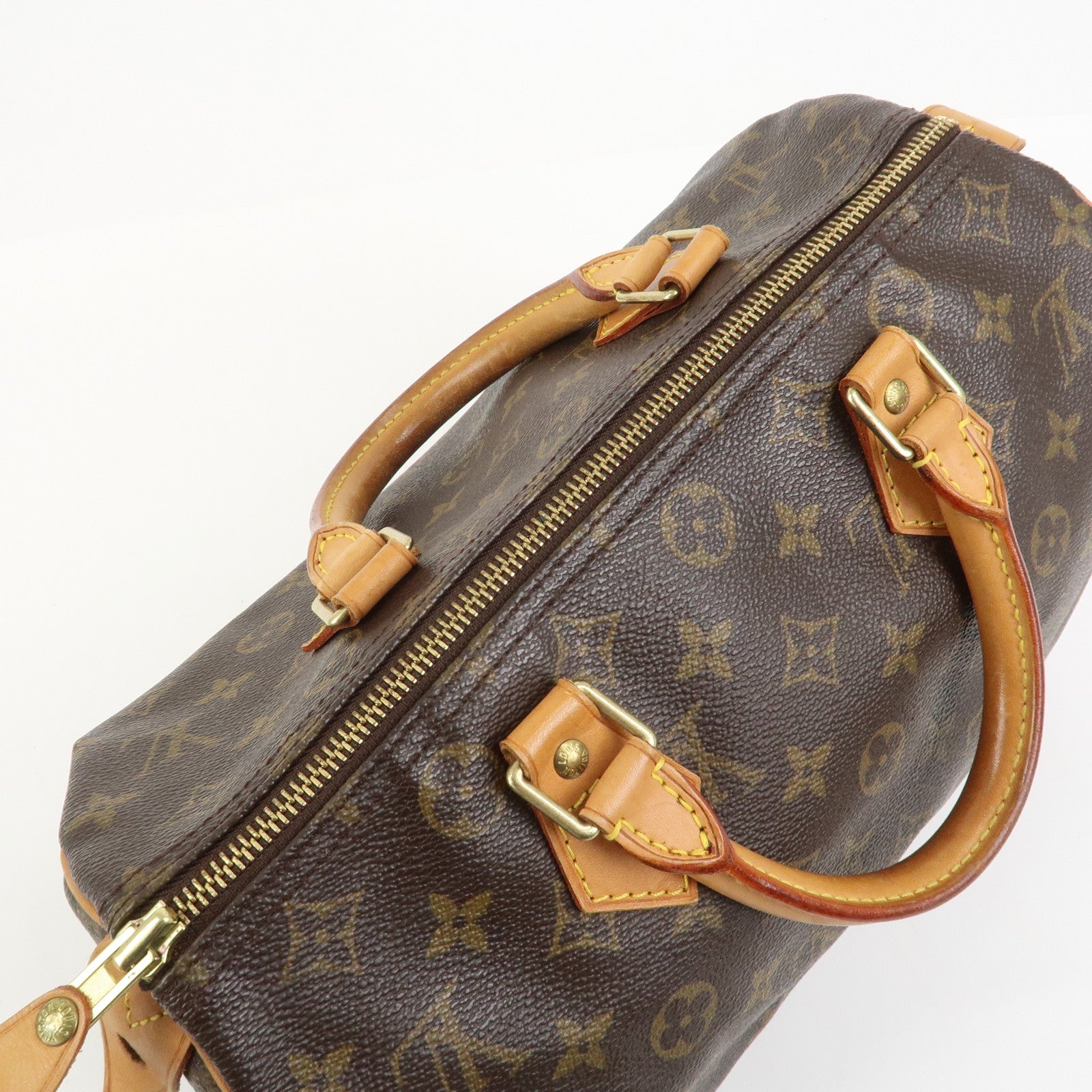 Louis Vuitton Monogram Speedy 30 Boston Bag Hand Bag Brown M41526
