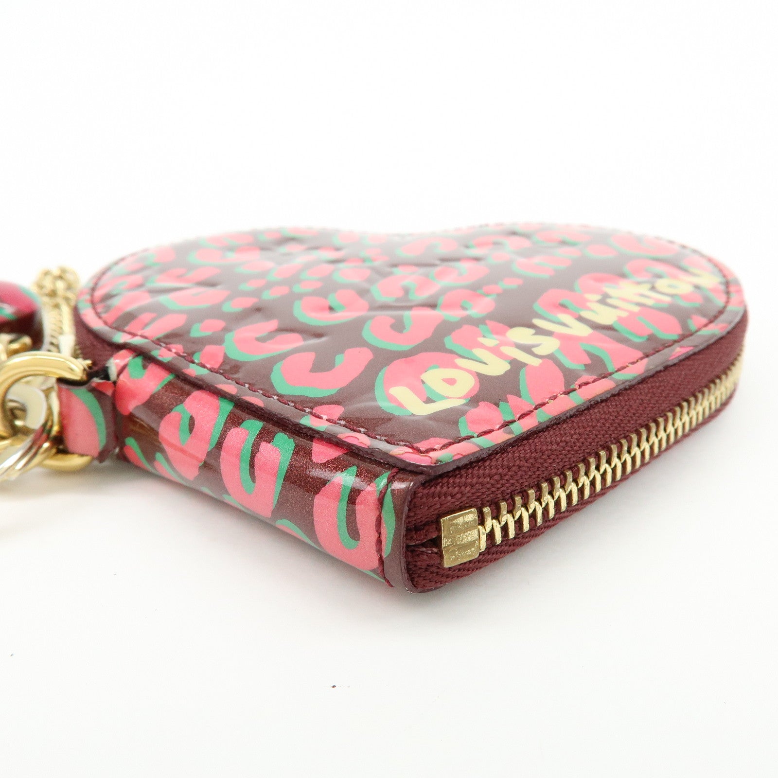 Louis Vuitton Monogram Vernis Porte Monnaie Coeur Coin Case M91474