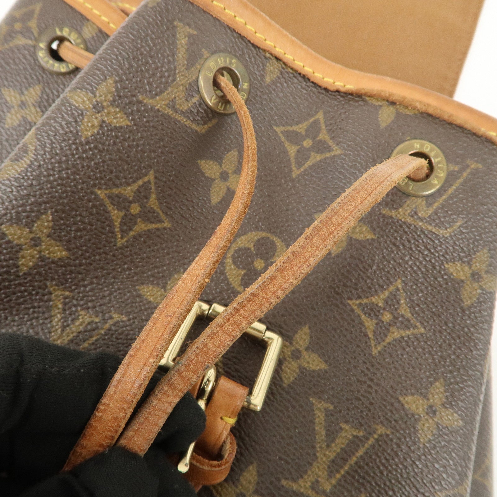 Louis Vuitton Monogram Montsouris MM Backpack Brown M51136