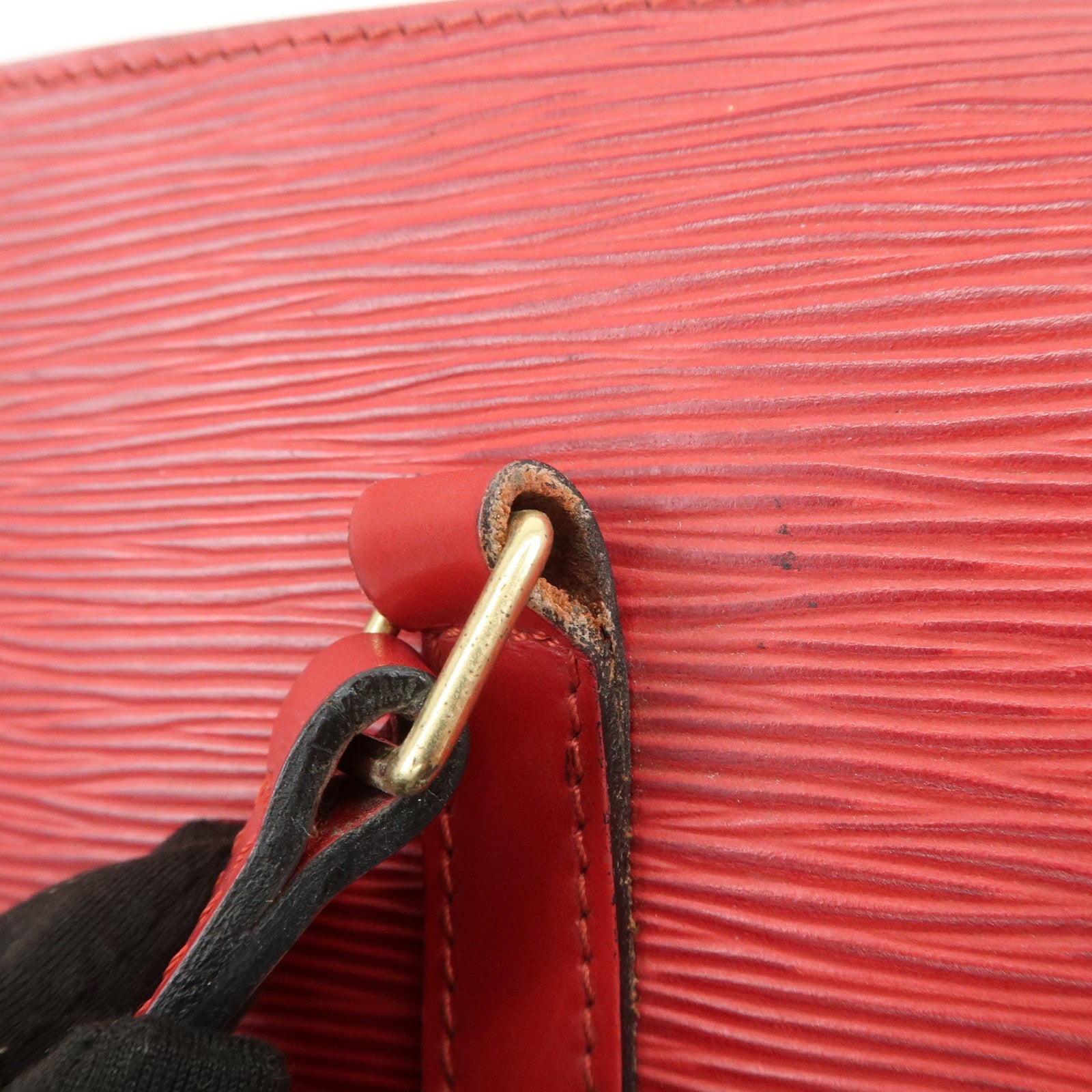 Louis Vuitton Epi Soufflot Hand Bag Castillian Red M52227