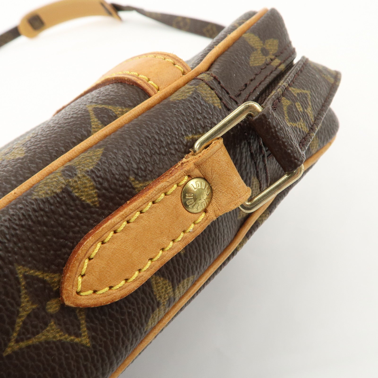 Louis Vuitton Monogram Danube Shoulder Bag Brown M45266 Used