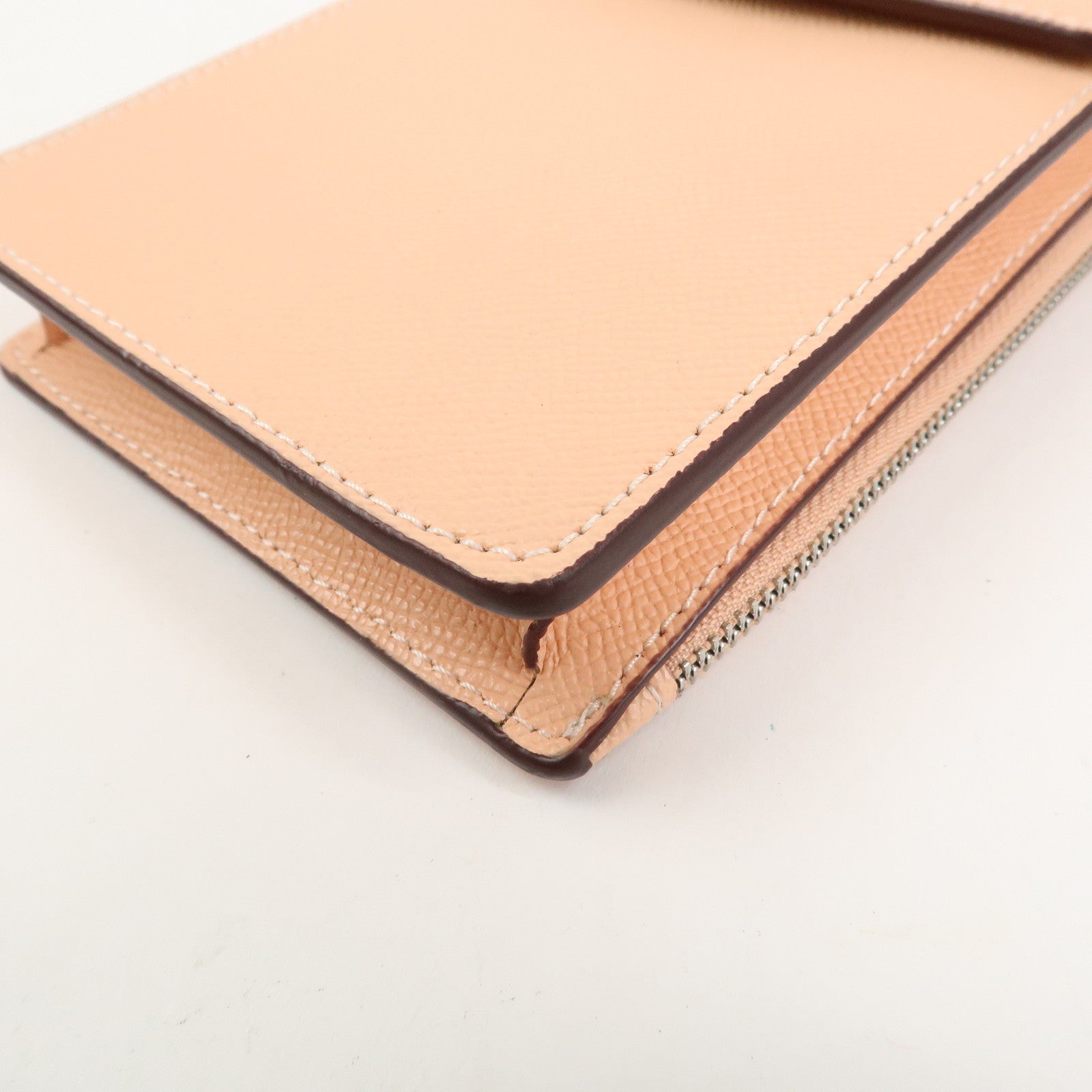 COACH Logo Leather Shoulder Bag Crossbody Bag Pink