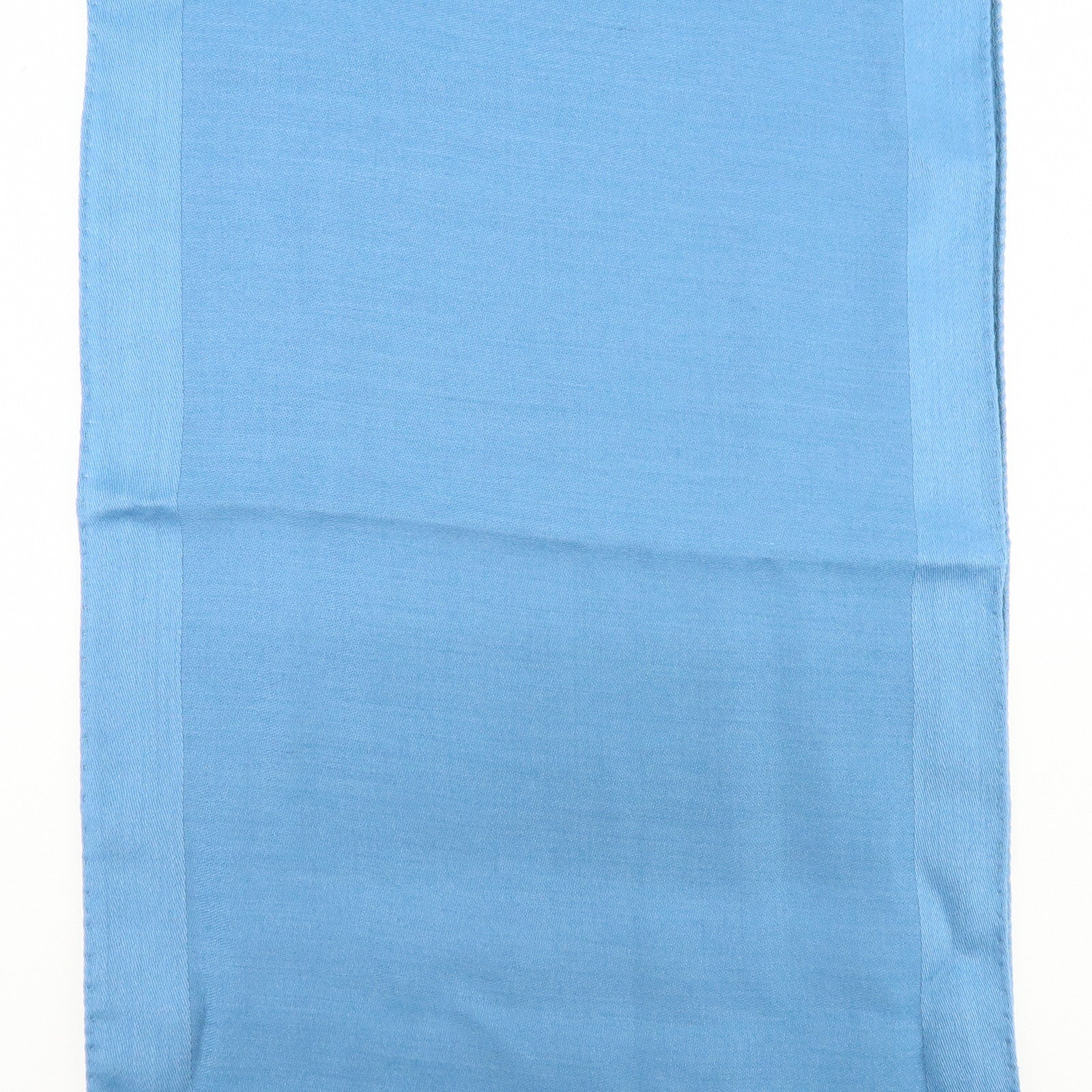 LOEWE Anagram Wool Silk 32×184 Scarf Blue