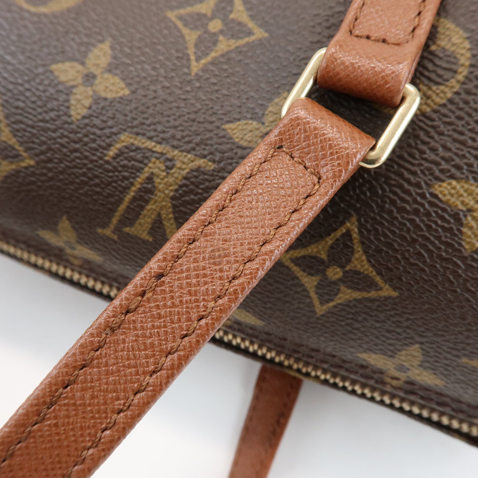 Louis Vuitton Monogram Papillon 30 Hand Bag Brown M51365