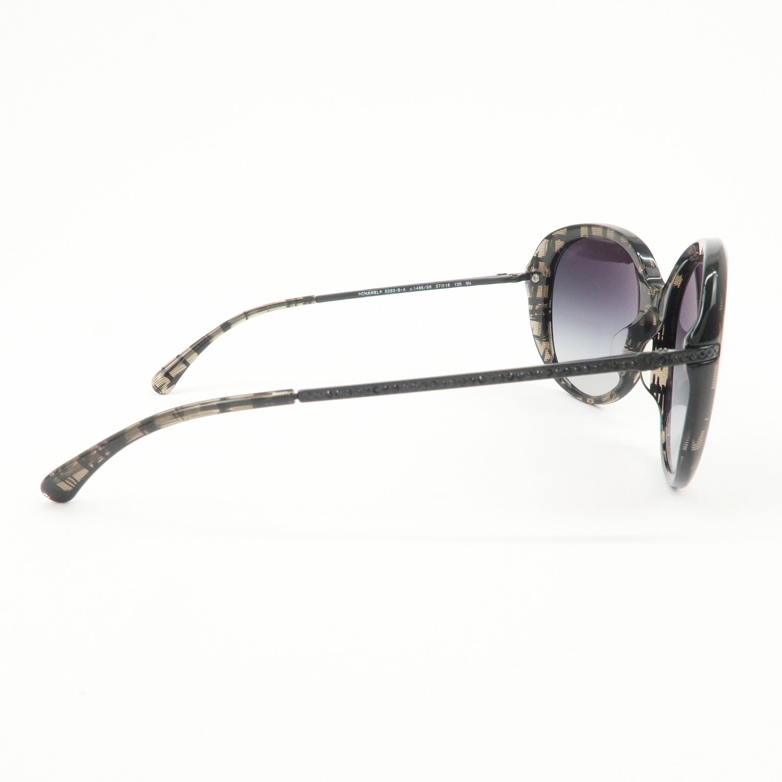CHANEL COCO Mark Plastic Sunglasses 5293-B-A c.1488/S6 57□18 135