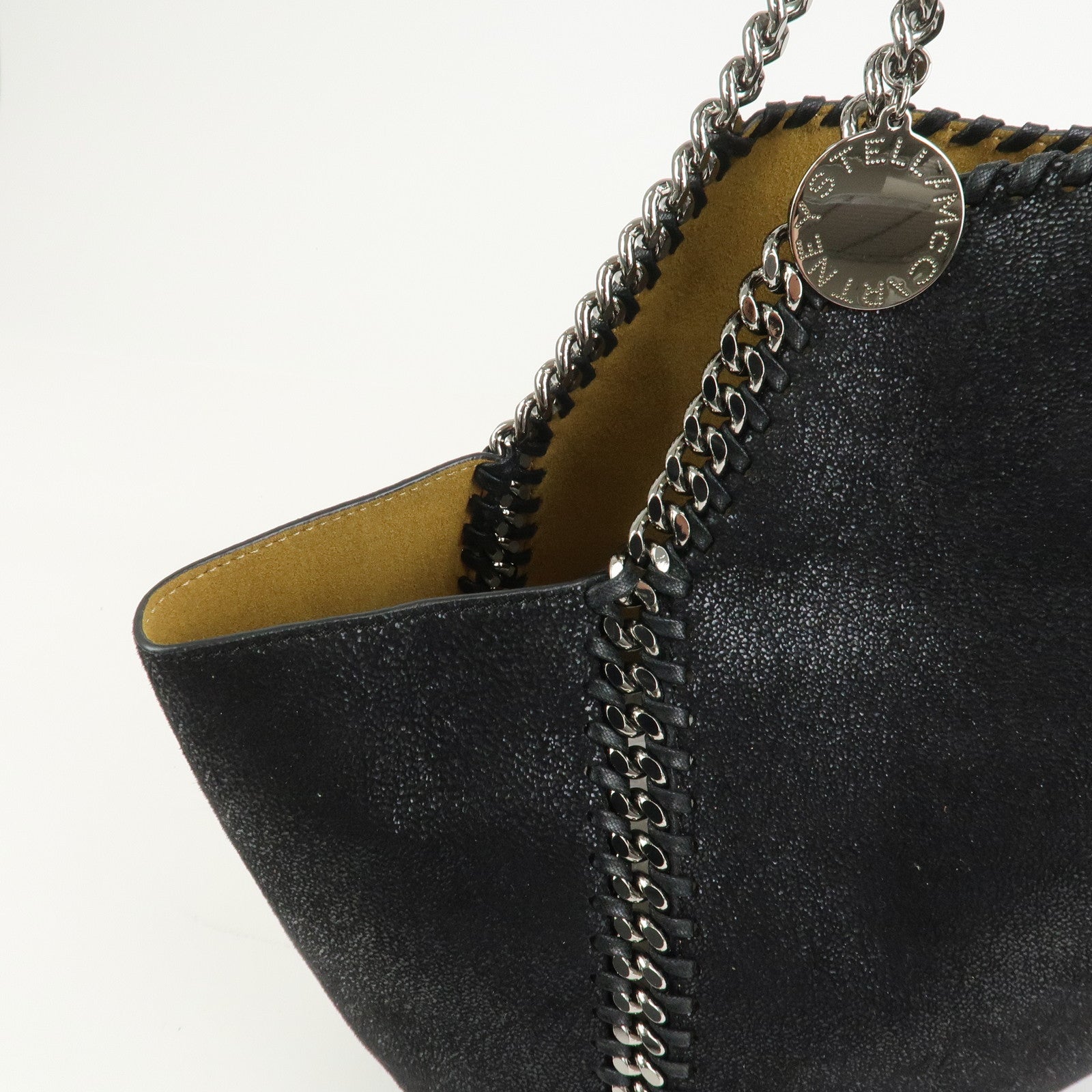 STELLA MCCARTNEY Falabella Polyester Chain Shoulder Bag Black