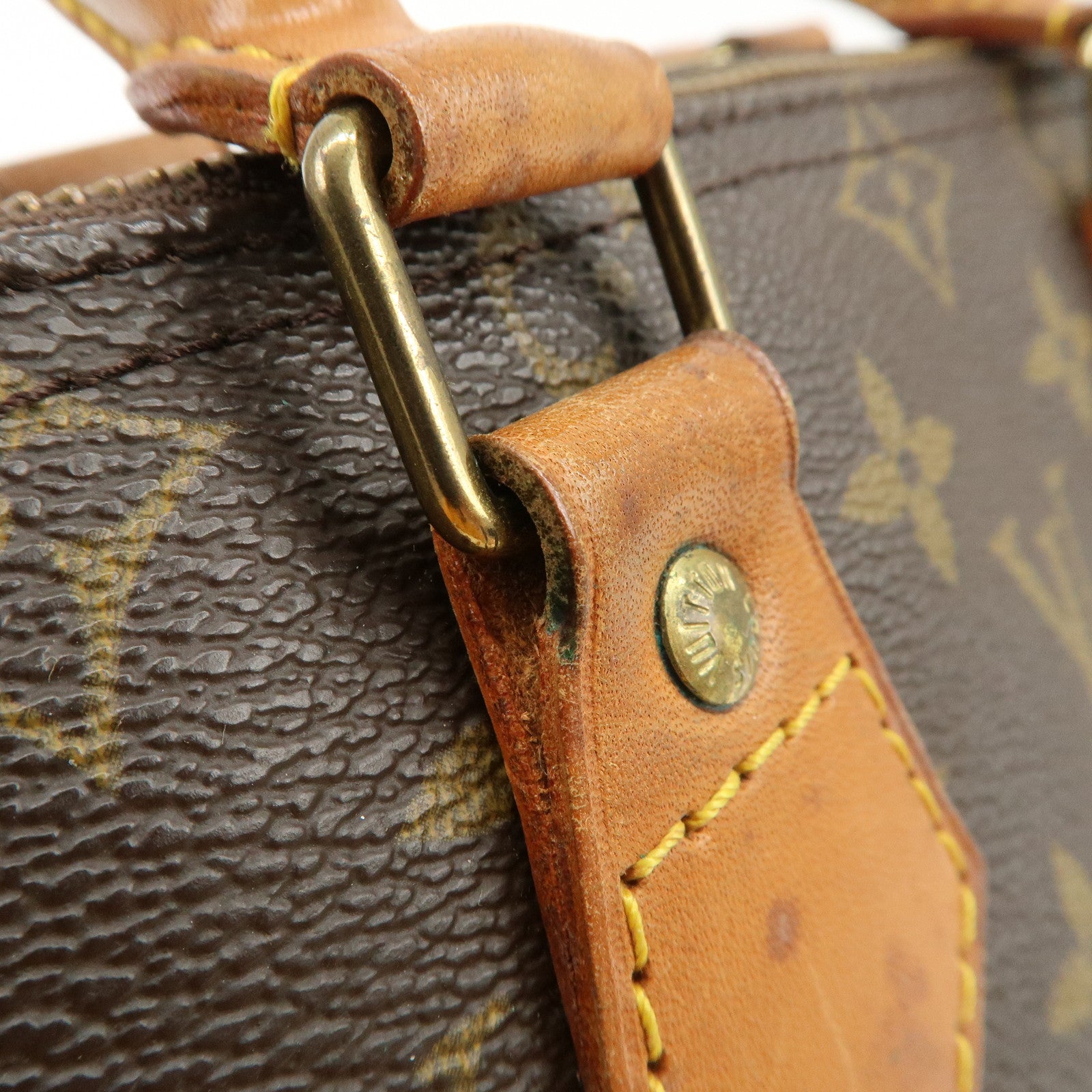 Louis Vuitton Monogram Speedy 25 Boston Bag Hand Bag Brown M41528