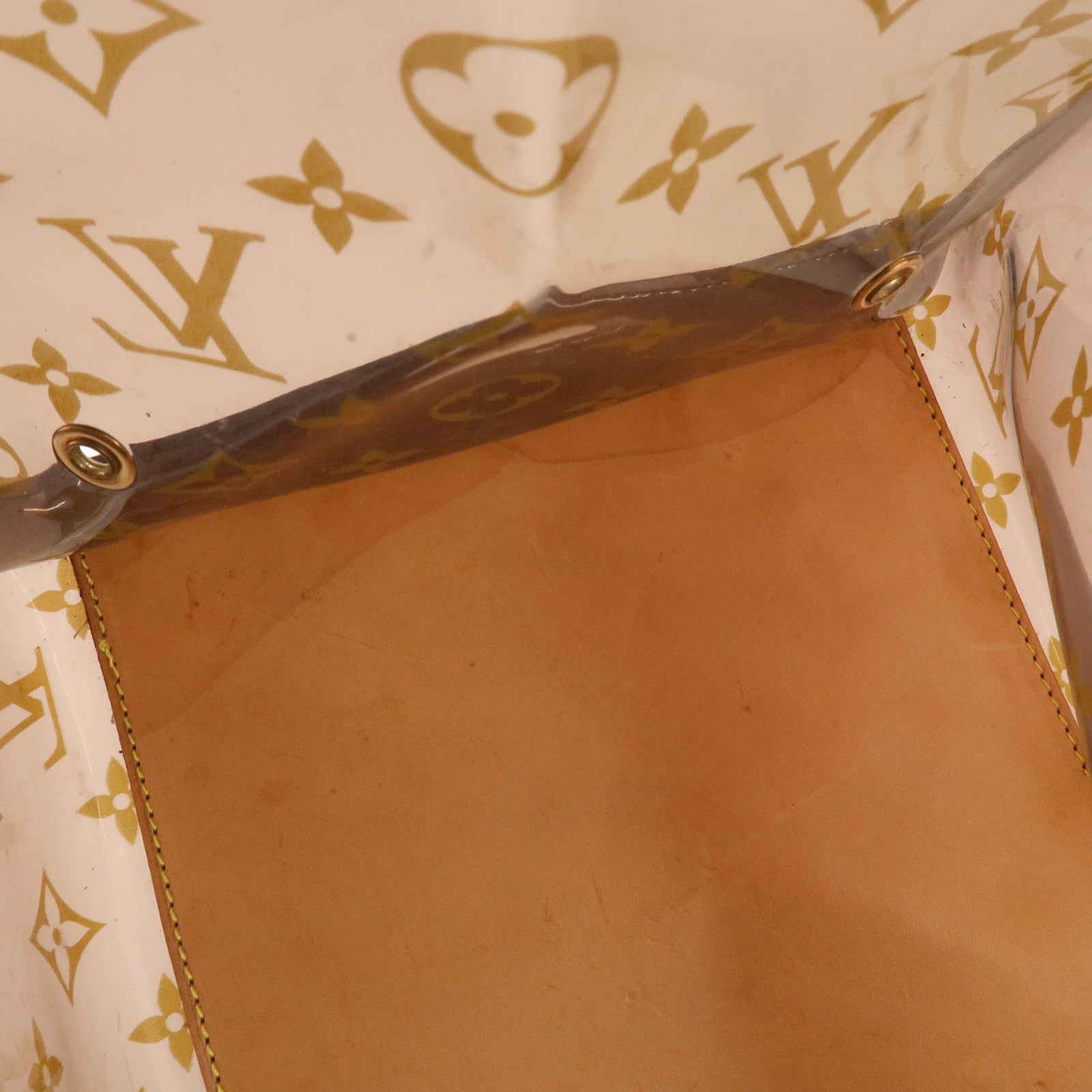 Louis Vuitton Monogram Vinyl Cabas Cruise Tote Bag Brown M50500 Used