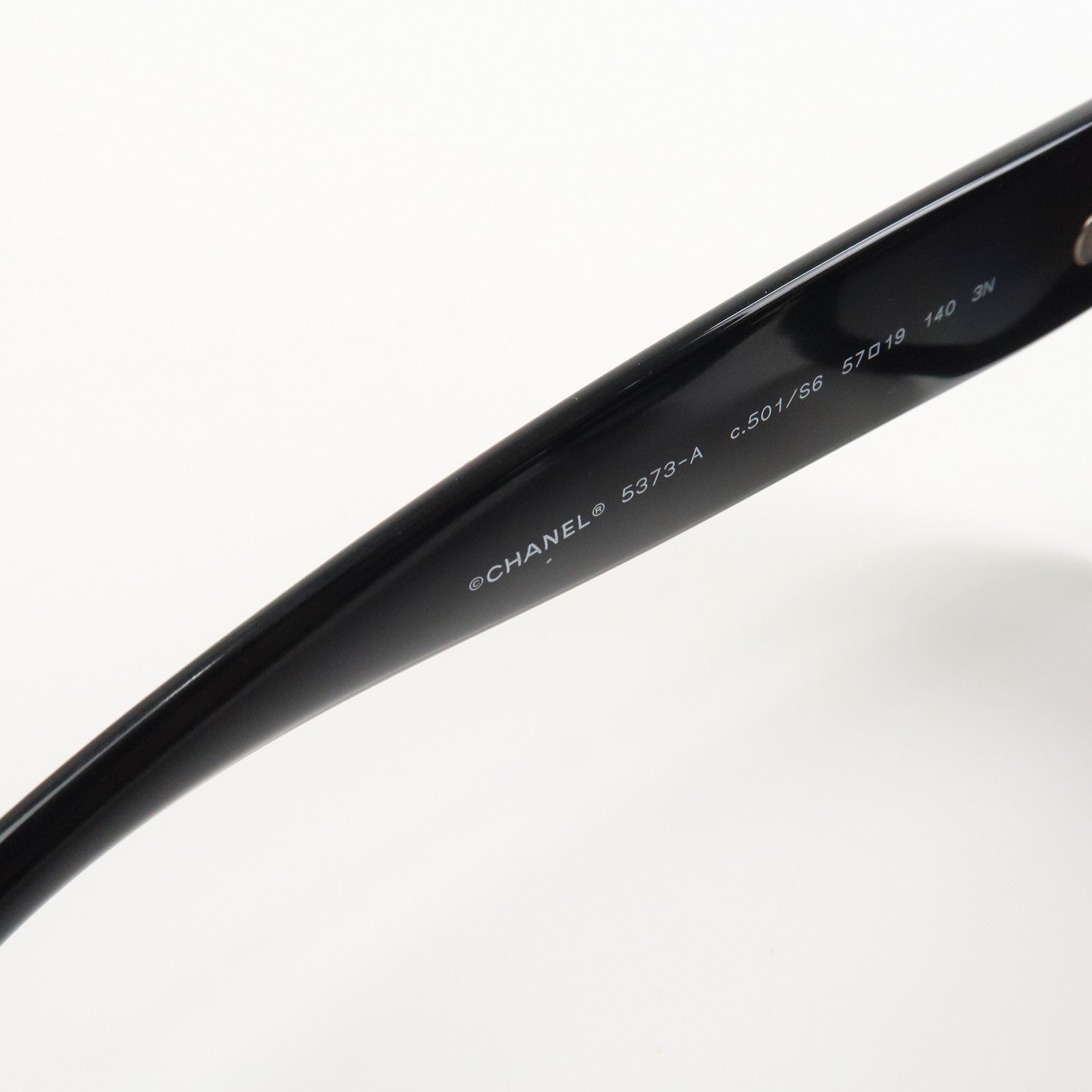 CHANEL COCO Mark Plastic Sunglasses 5373-A c.501/S6 57□19 140 3N