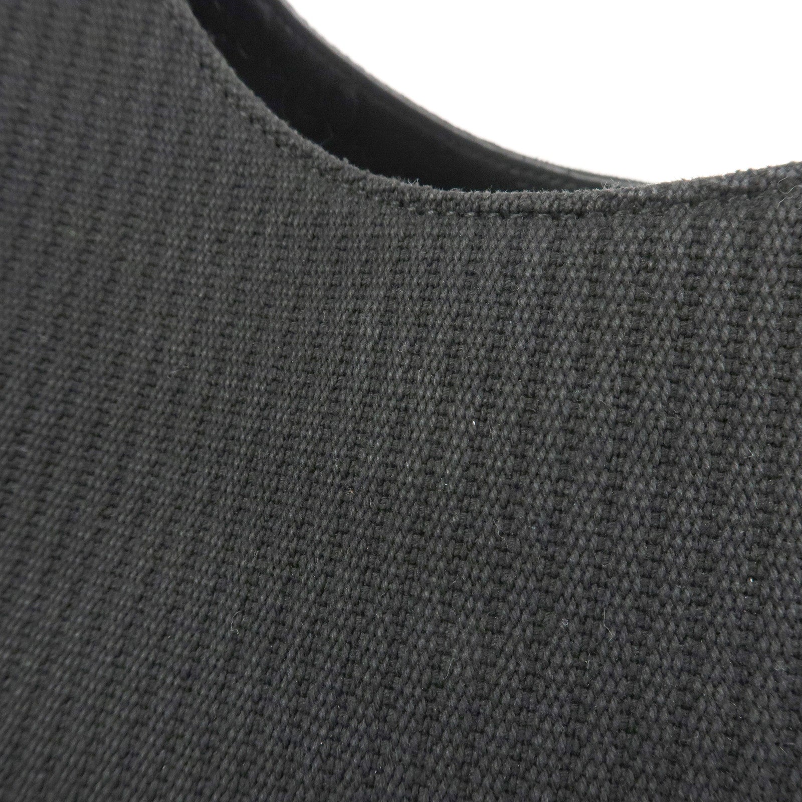 GUCCI Guccissima Leather Canvas Shoulder Bag Hand Bag Black 257265 Used