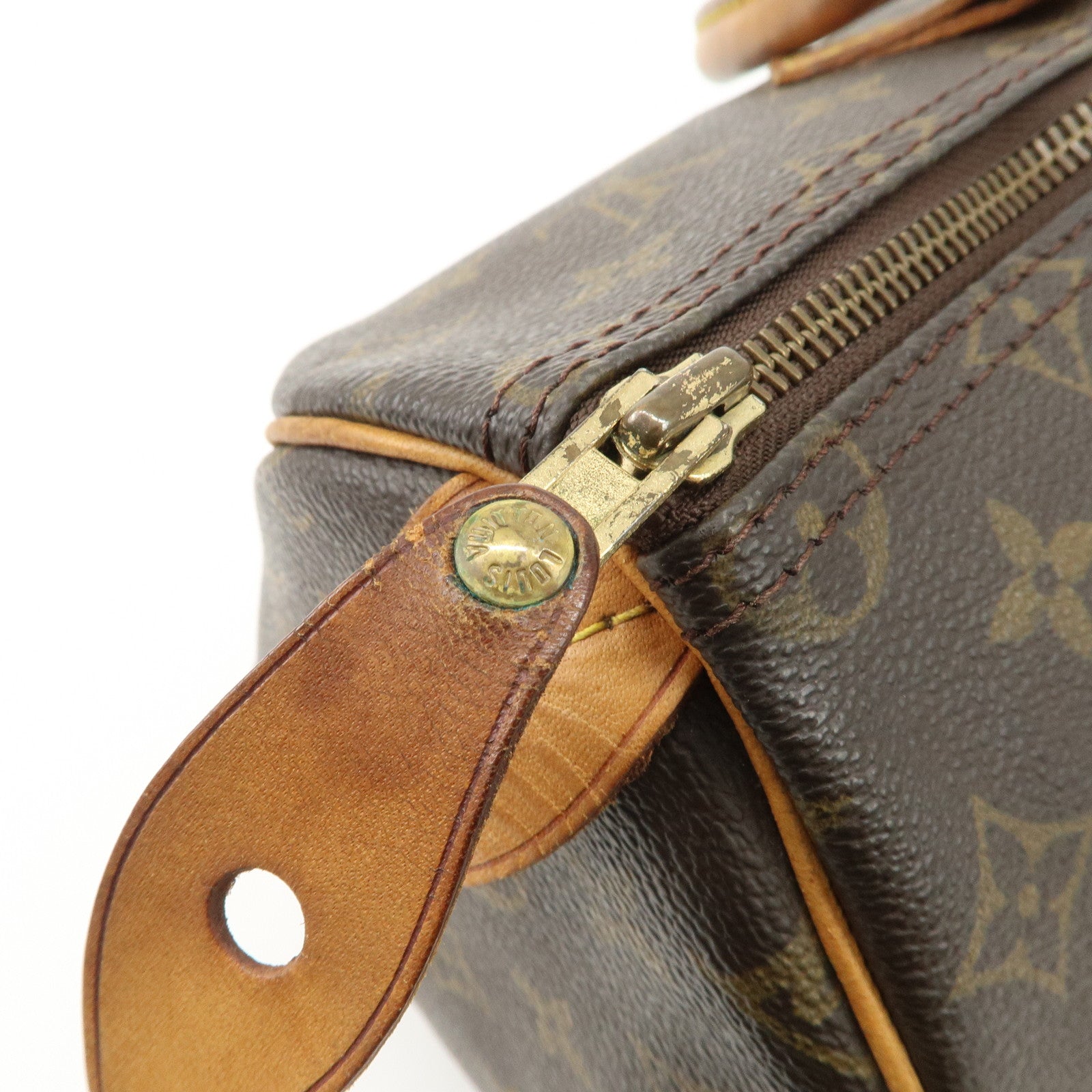Louis Vuitton Monogram Speedy 35 Hand Bag Boston Bag M41524 Used