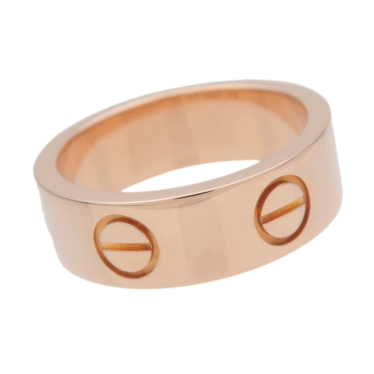 Cartier Love Ring #47 750PG Rose Gold US4-4.5 EU47 HK9