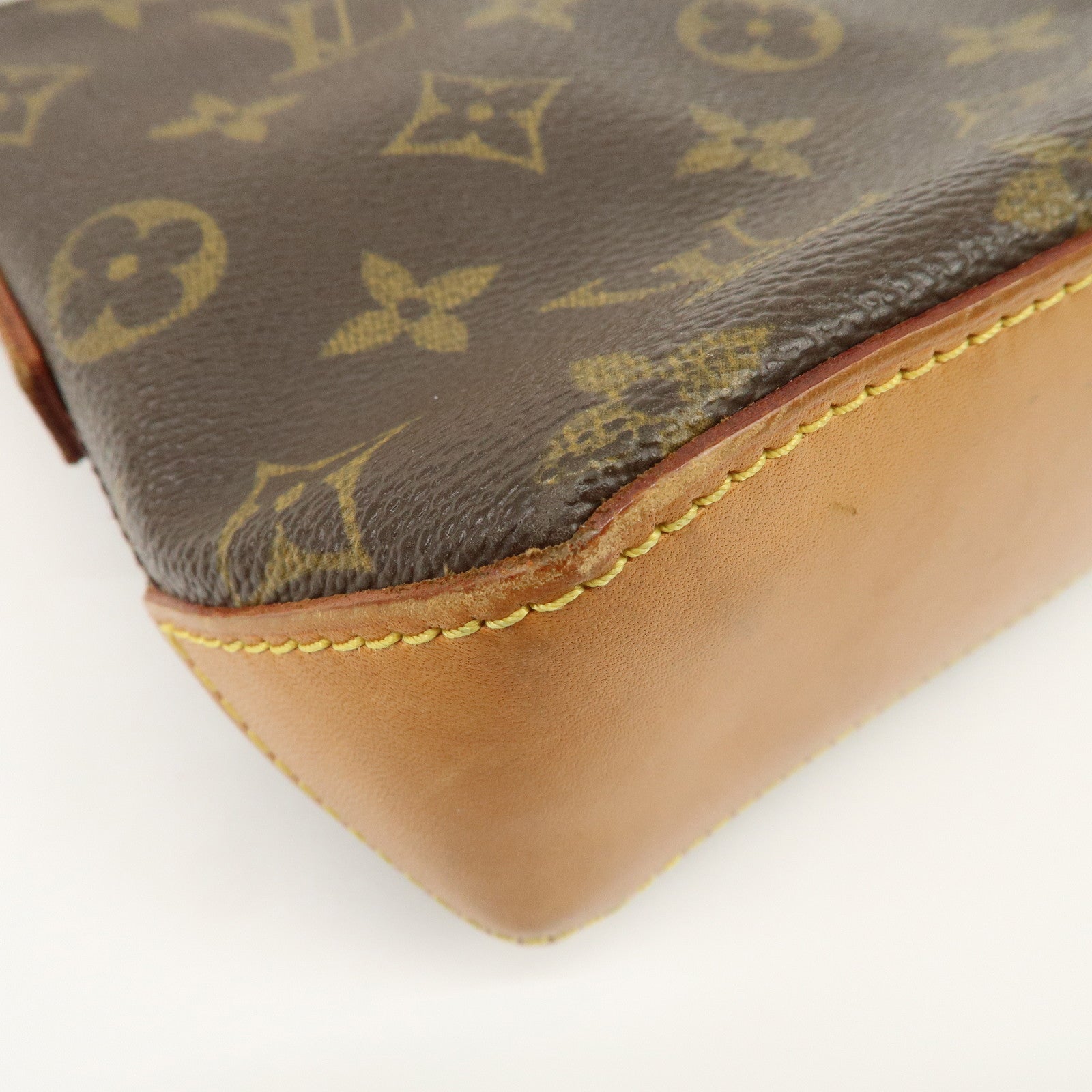 Louis Vuitton Monogram Trotteur Shoulder Bag Brown M51240