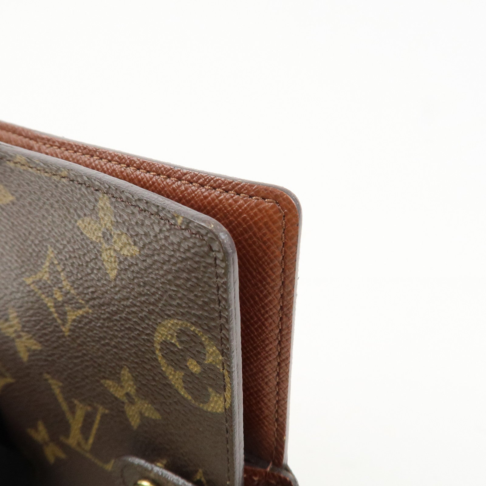 Louis Vuitton Monogram Agenda PM Planner Cover Brown R20005 Used