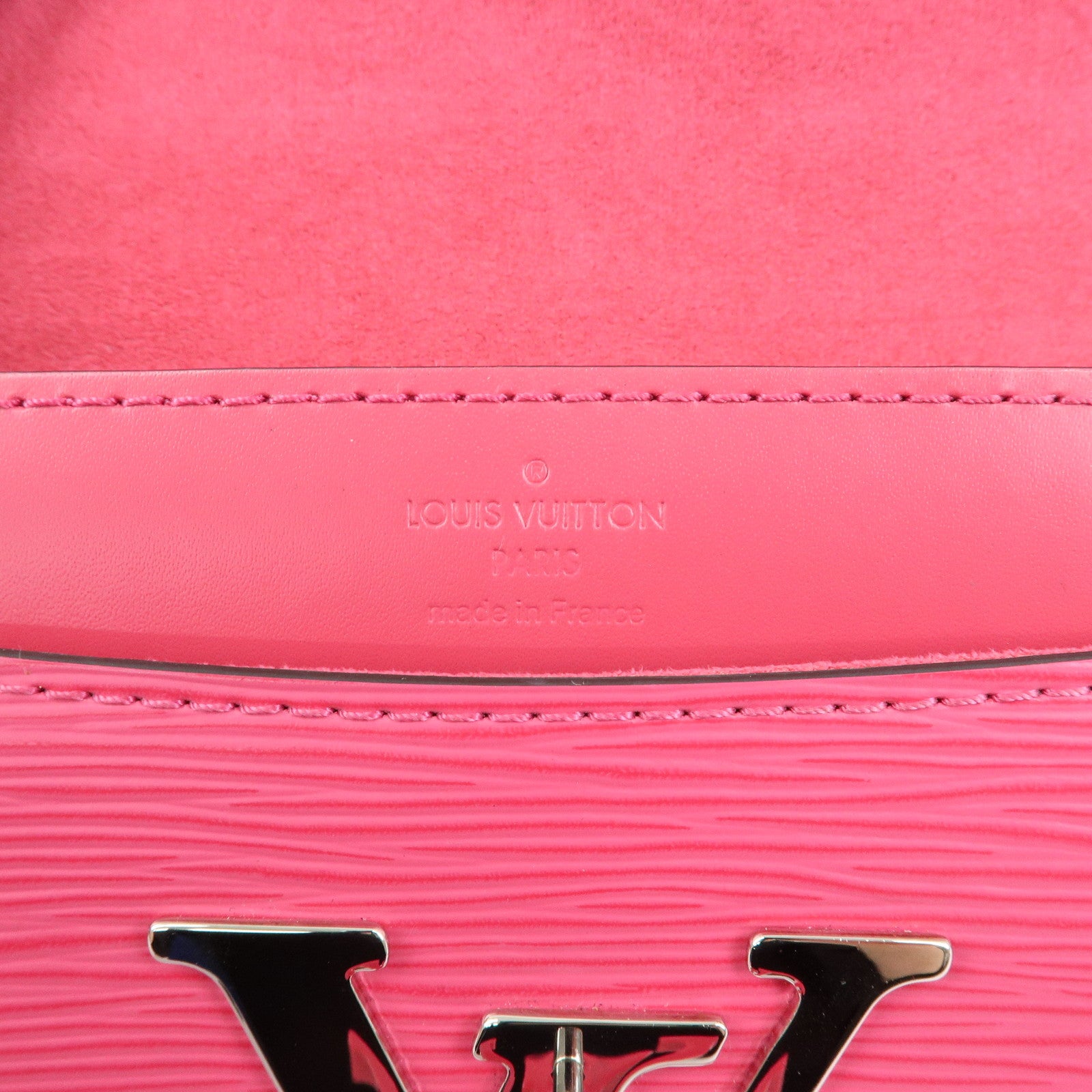 Louis Vuitton Epi Pochette Louise PM 2WAY Bag Pivoine M42082