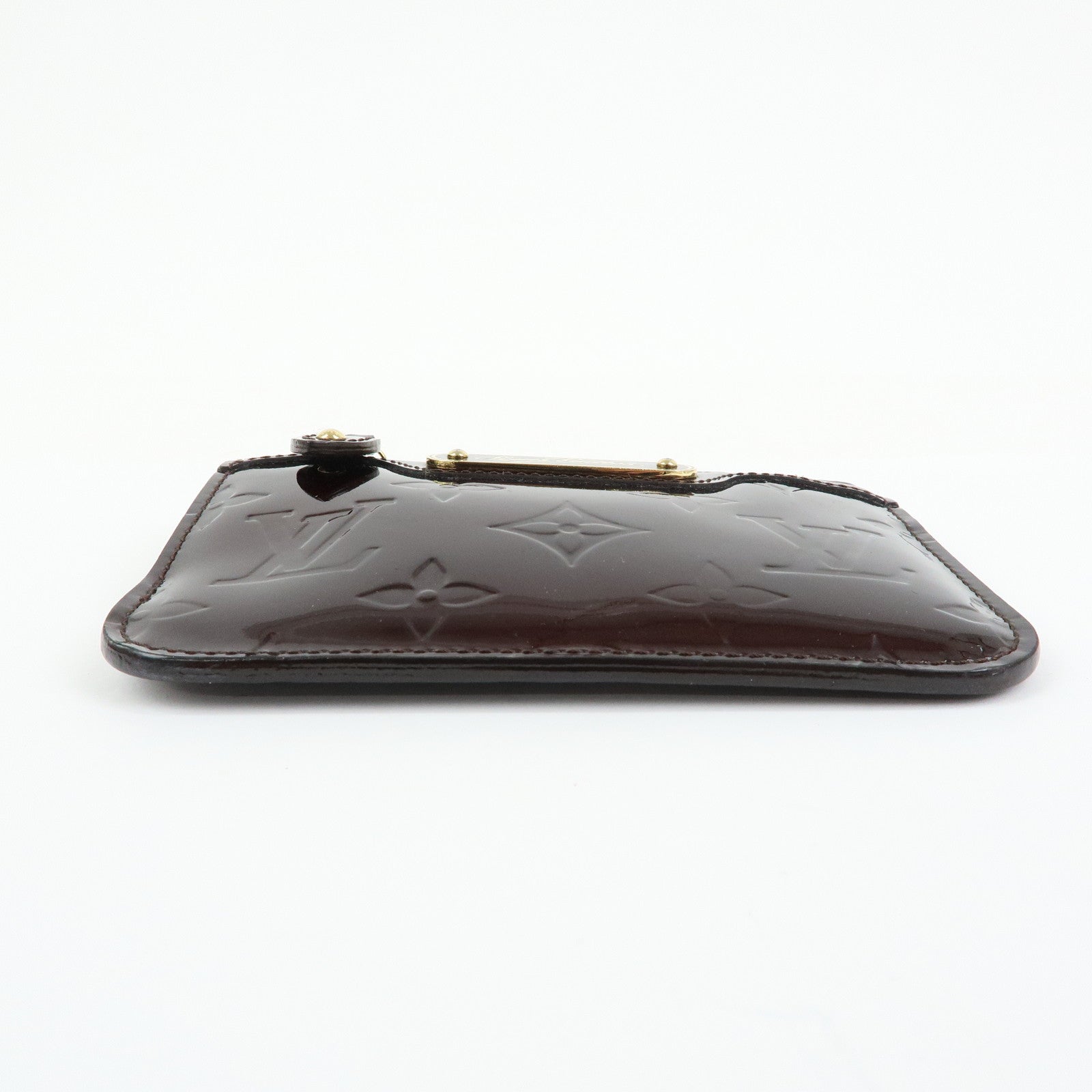 Louis Vuitton Vernis Pochette Cles NM Coin Case Amarante M93557