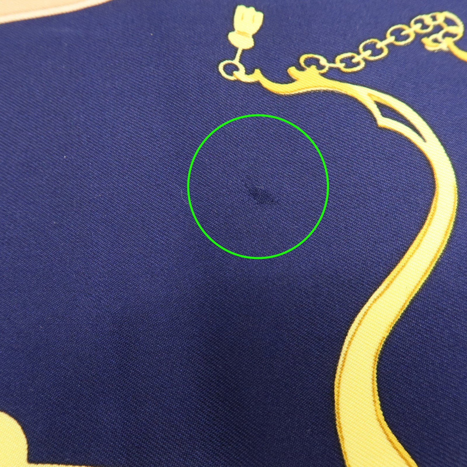 HERMES Carre 90 Silk 100% LES MUSEROLLES Scarf Navy