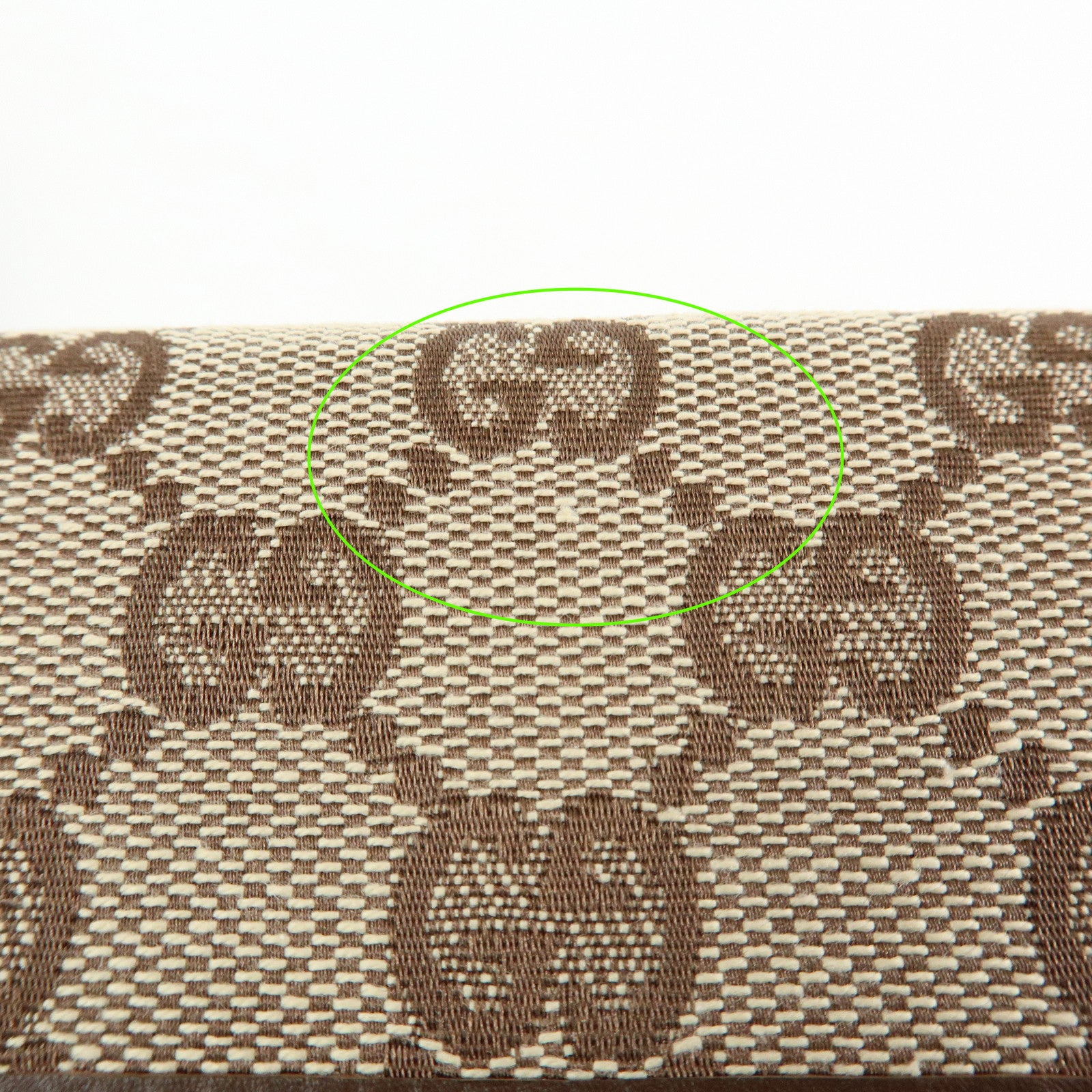 GUCCI GG Canvas Leather 6 Ring Key Case Beige Brown