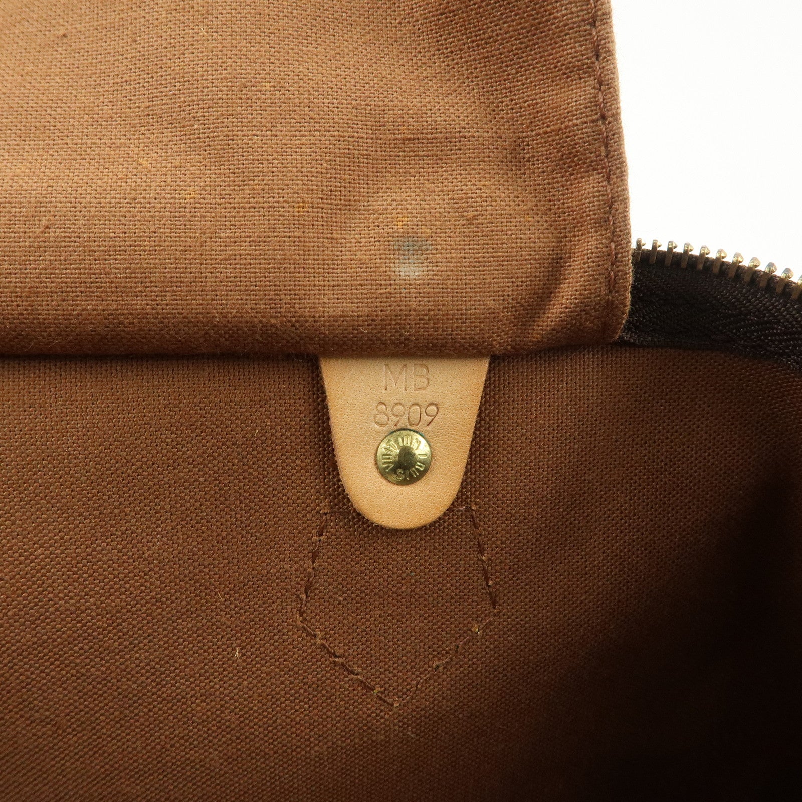 Louis Vuitton Monogram Speedy 40 Boston Bag Brown M41522