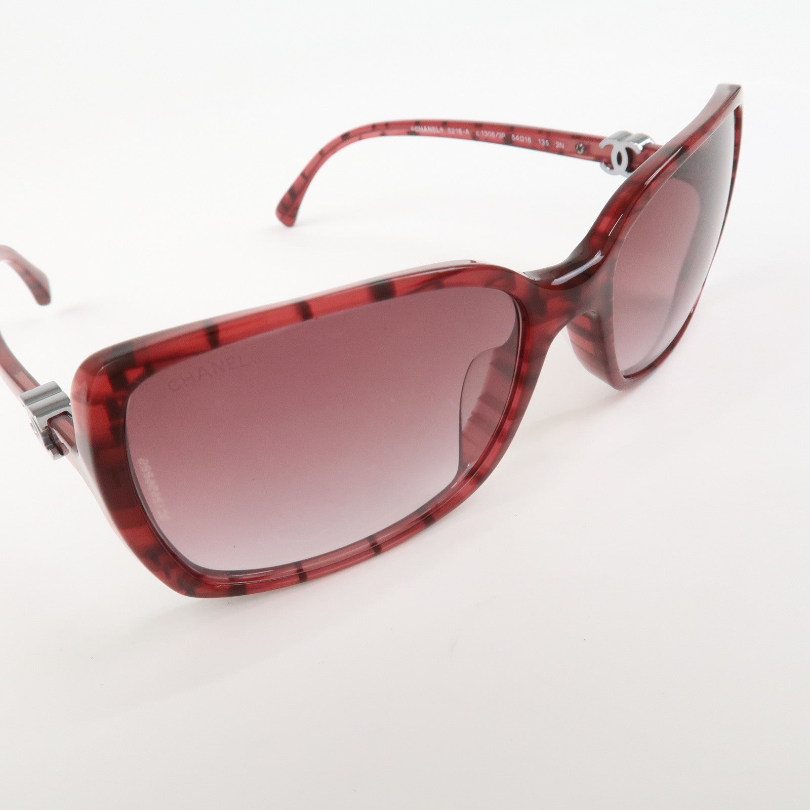 CHANEL COCOMark Plastic Sunglasses 5218-A c.1306/3P 54笆。16 135 2N