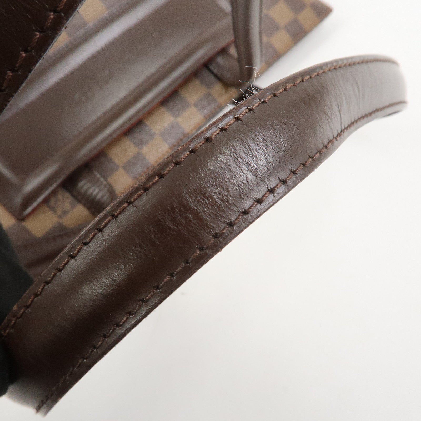 Louis Vuitton Damier Canvas Leather Ballorie Shoulder Bag N51123