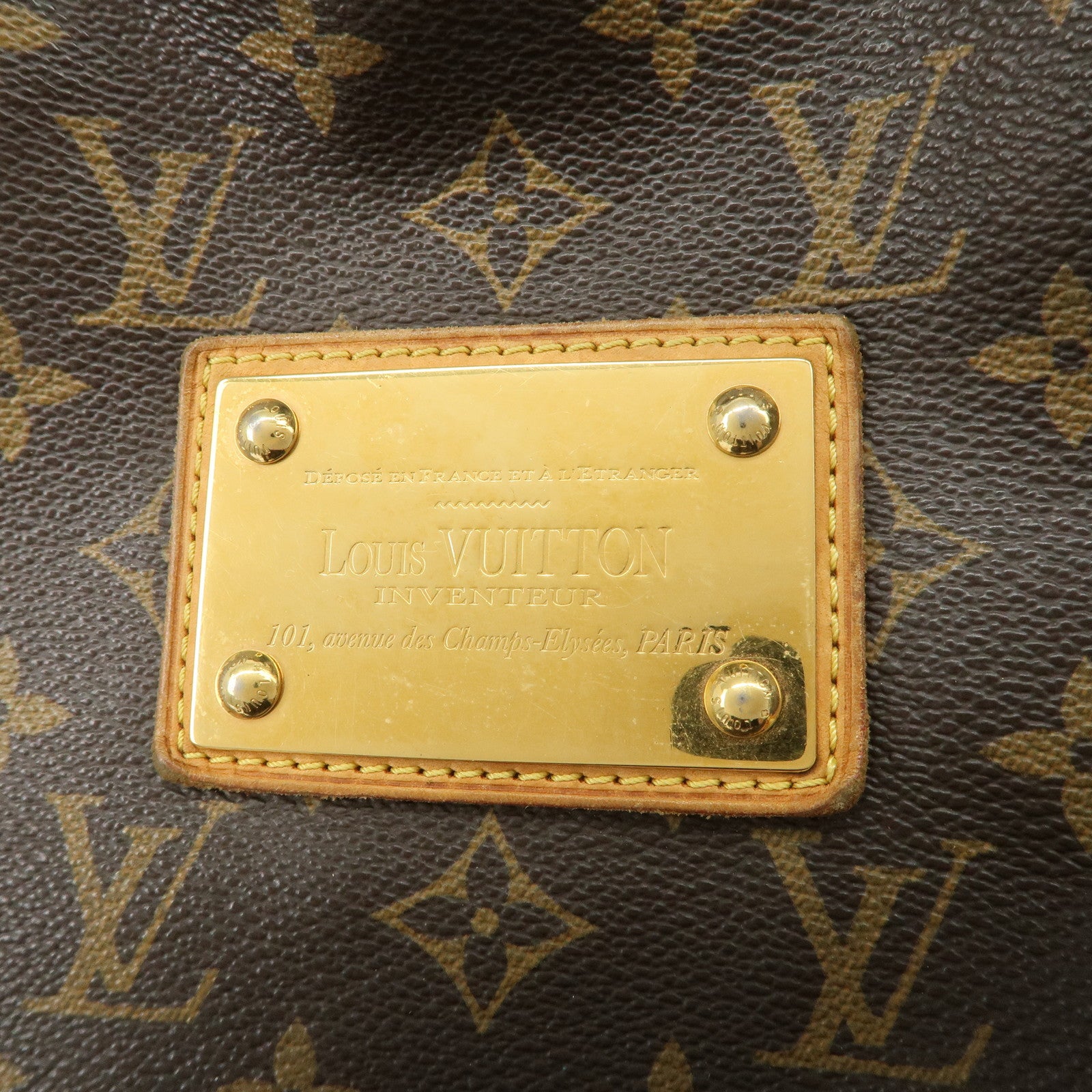 Louis Vuitton Monogram Galliera PM Shoulder Bag Brown M56382