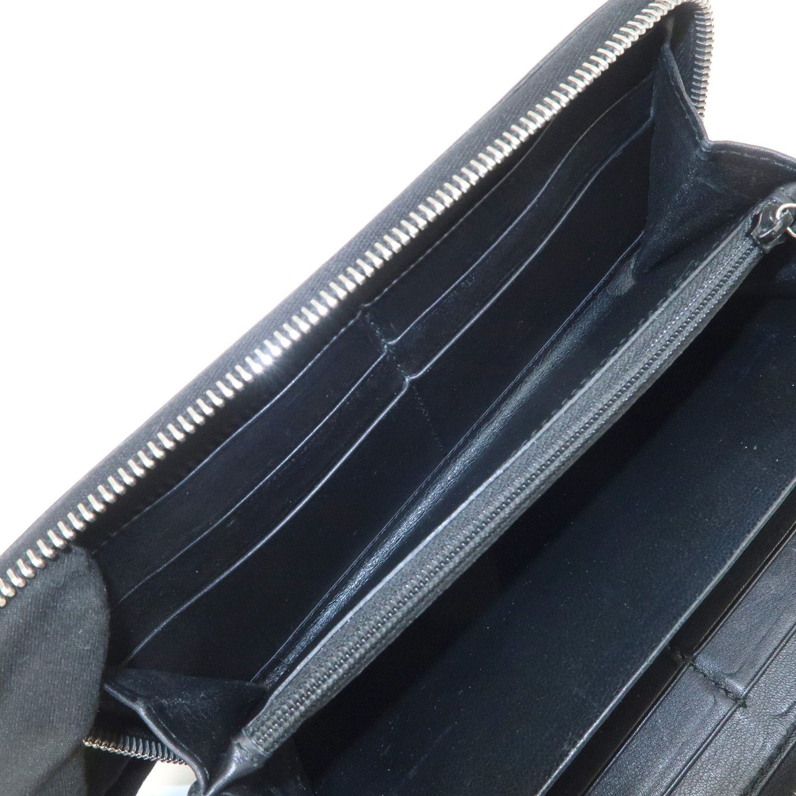 GUCCI Interlocking G Guccissima Leather Zippy Long Wallet 233025