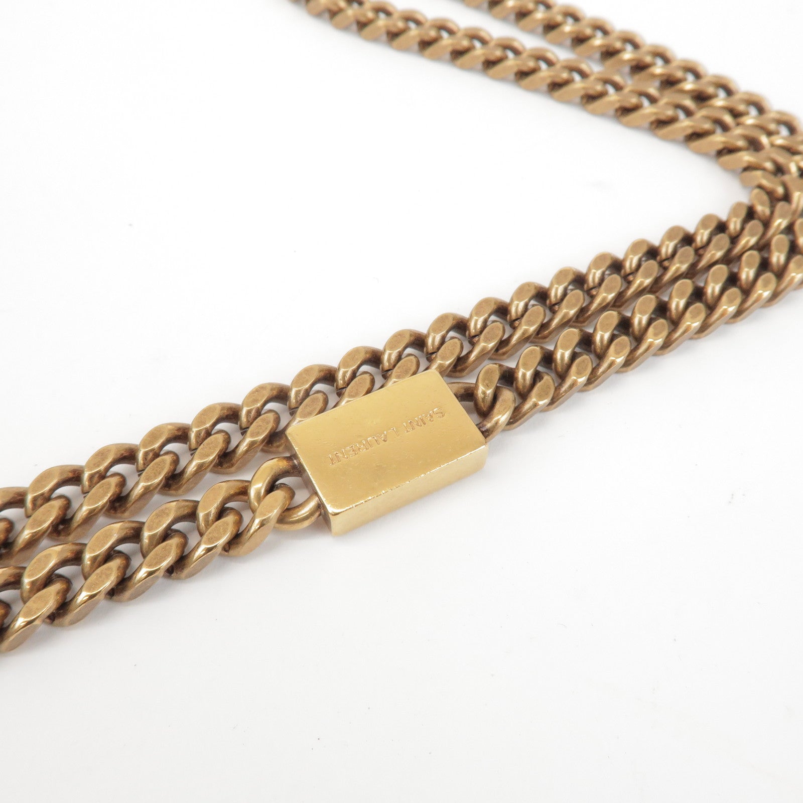 SAINT LAURENT PARIS Cassandra Suede Rhinestone Shoulder Bag 513074