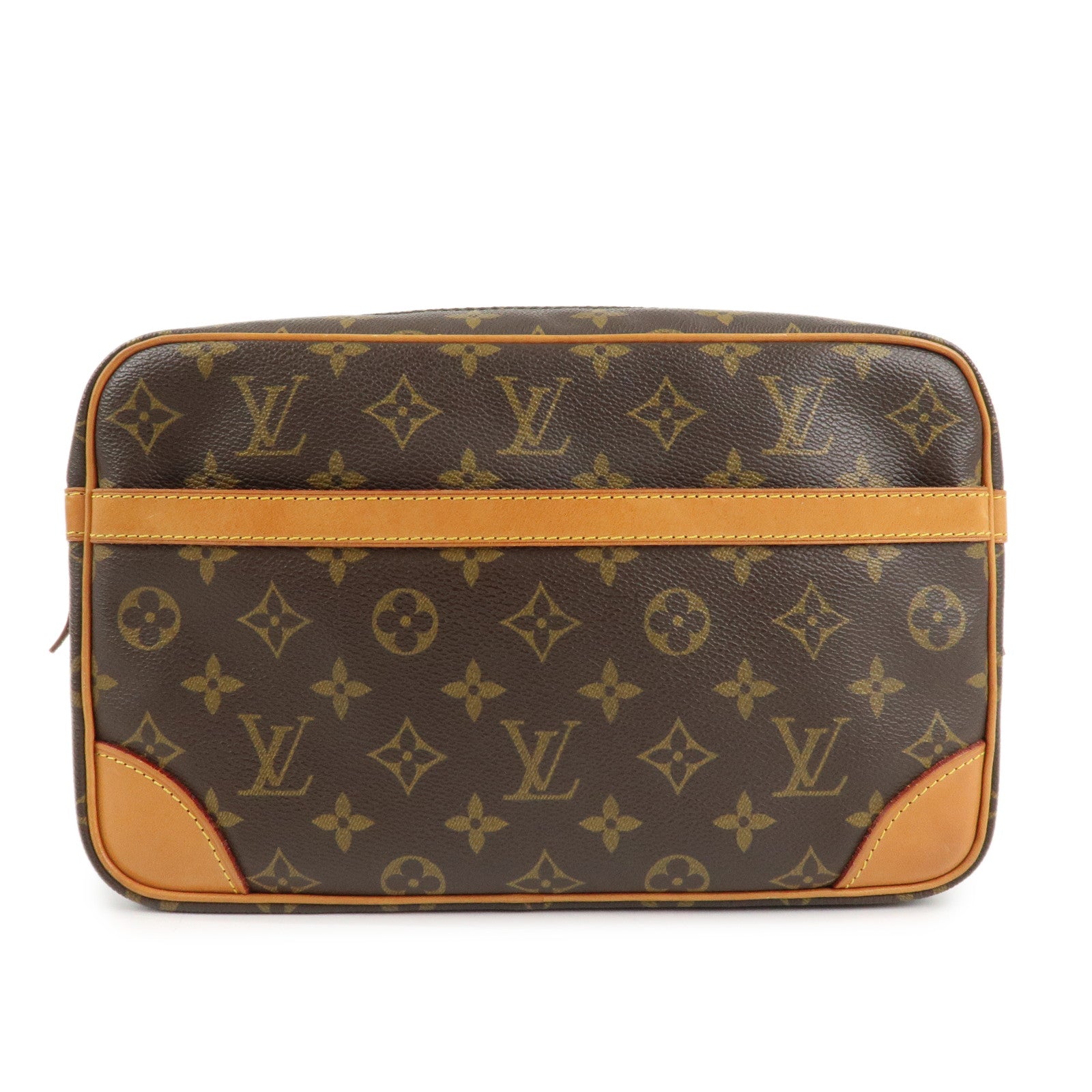 Louis Vuitton Monogram Compiegne 28 Pouch Clutch Bag M51845 Used