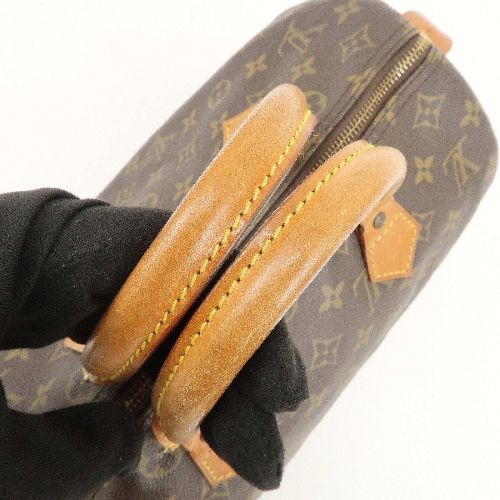 Louis Vuitton Monogram Speedy 30 Boston Bag Hand Bag Brown M41526