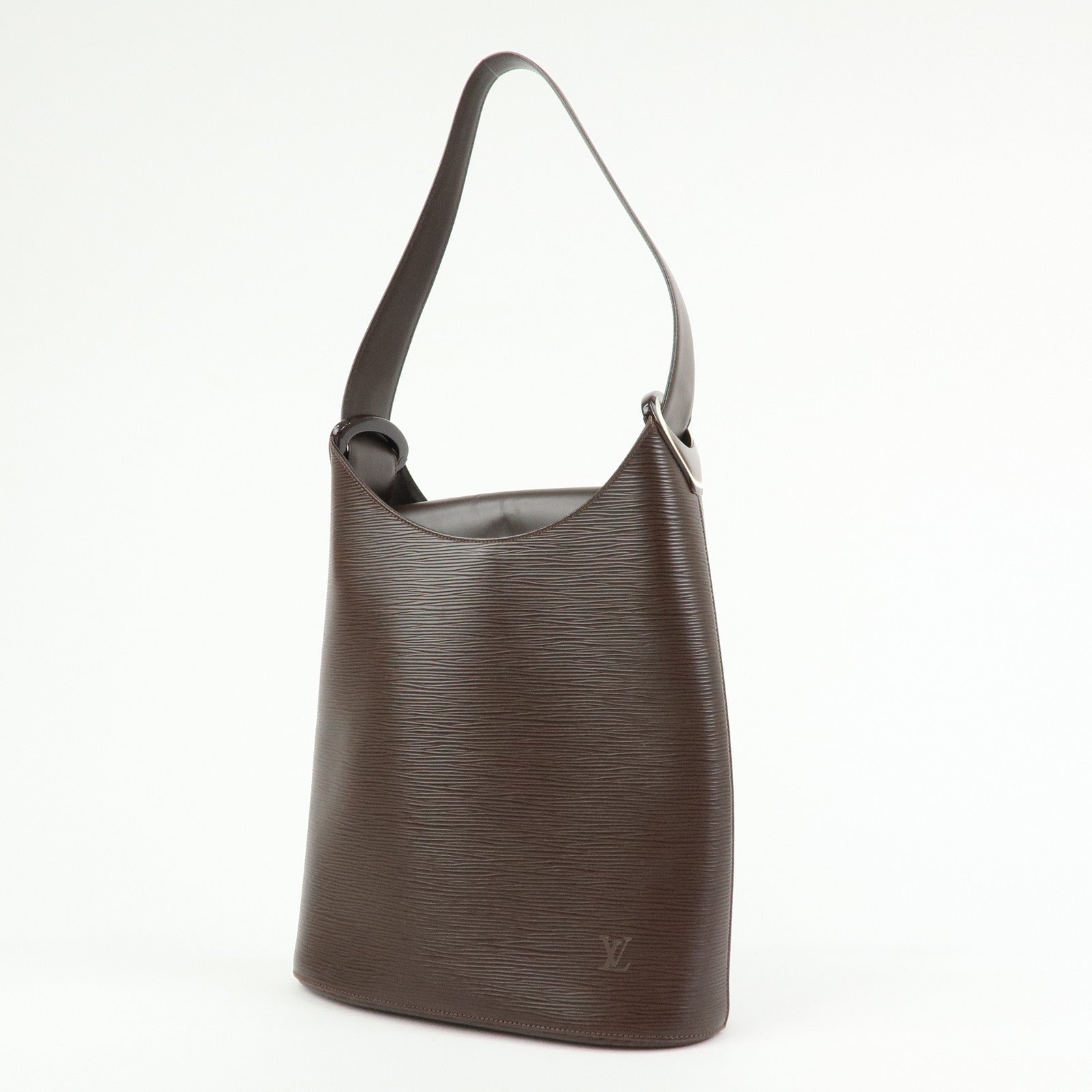 Louis Vuitton Epi Verso Leather Shoulder Bag Mocha M5281D