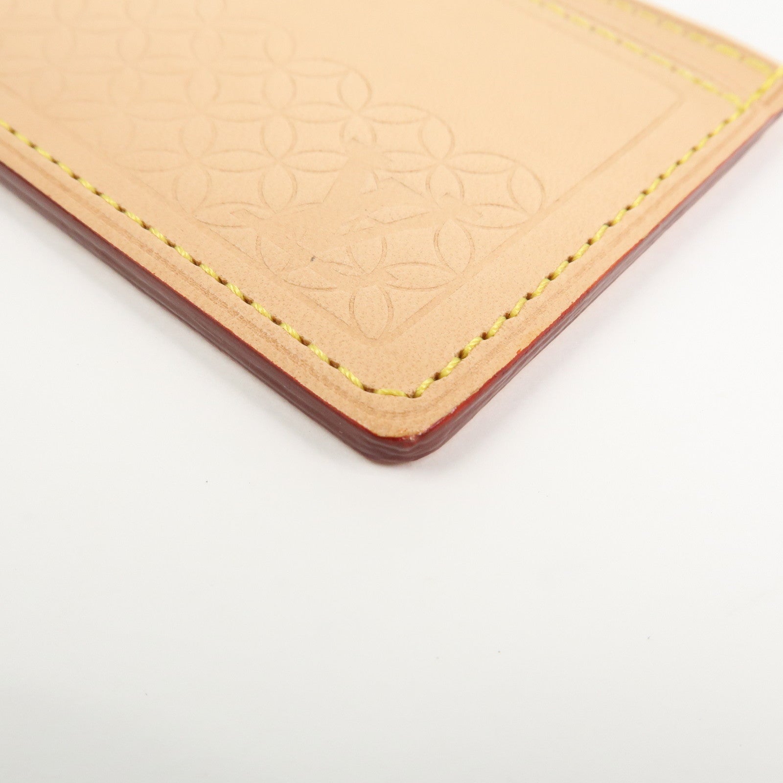 Louis Vuitton Nume Leather Card Case Card Holder Natural