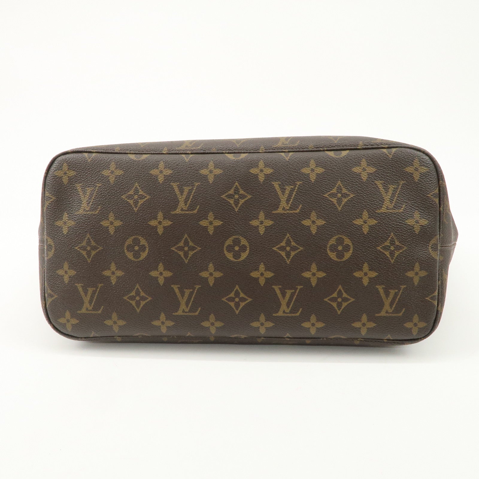 Louis Vuitton Monogram Neverfull MM Tote Bag Brown M40156