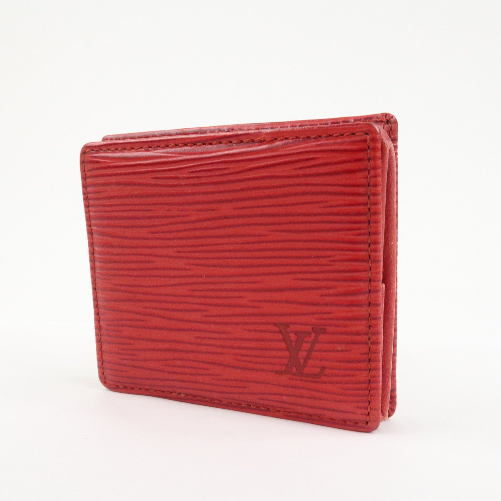 Louis Vuitton Epi Leather Porte Monnaie Boite Castilian Red M63697