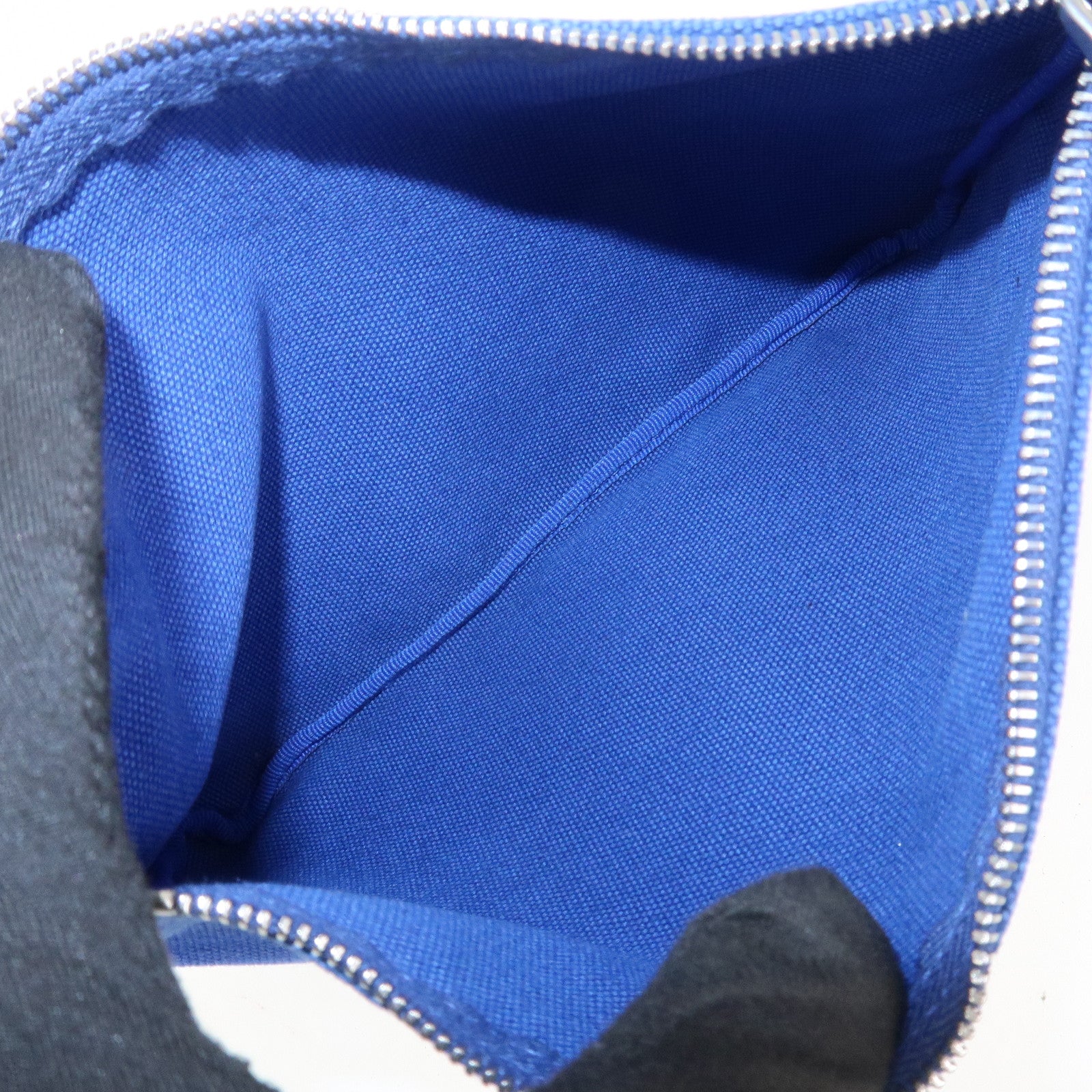 PRADA Canapa Canvas 2Way Bag Hand Bag Shoulder Bag Blue 1BG186
