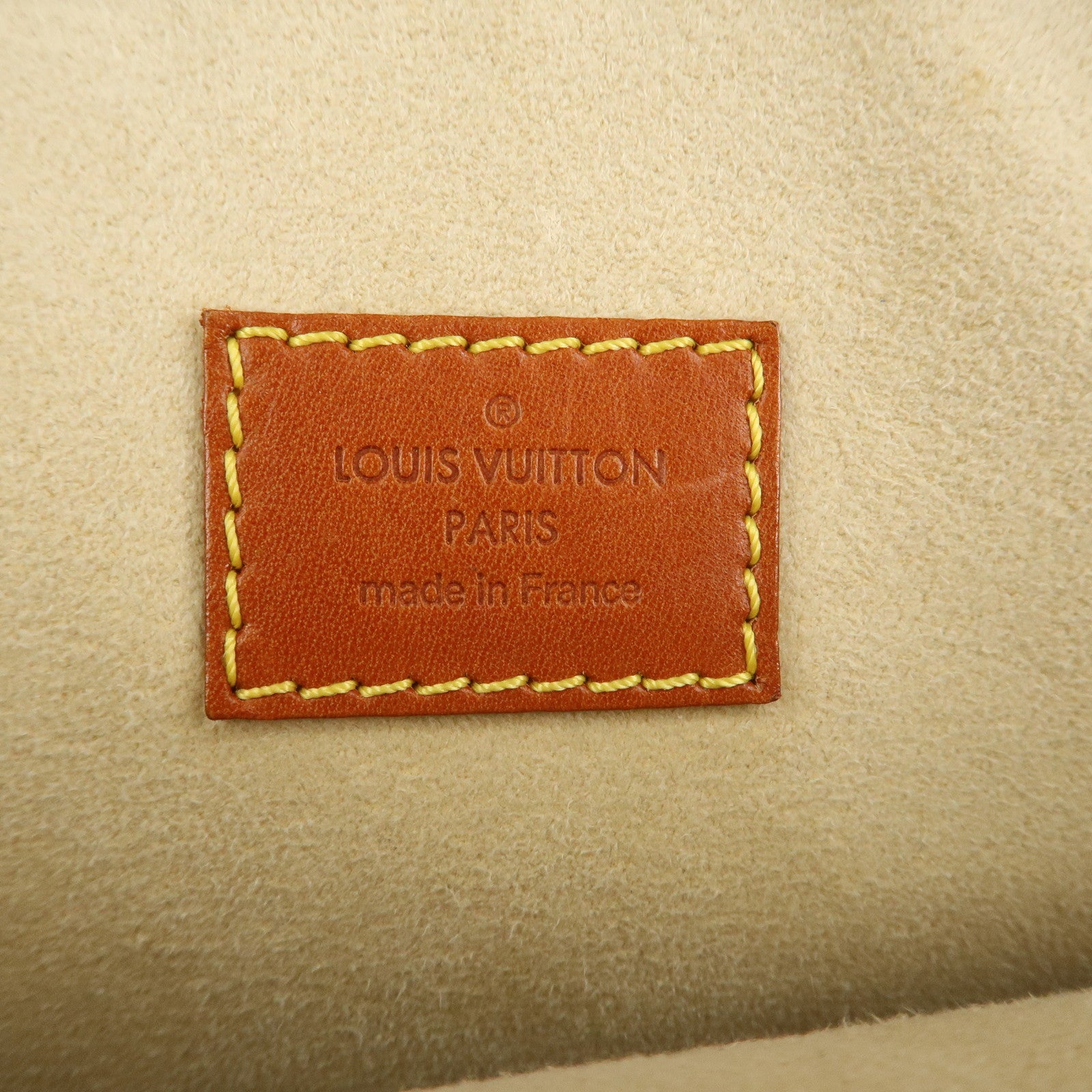 Louis Vuitton Lockit Nomade Leather Hand Bag Caramel Brown M85388