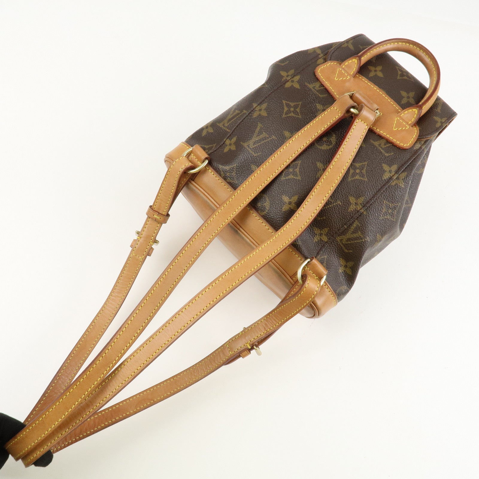 Louis Vuitton Monogram Mini Montsouris Backpack Brown M51137 Used