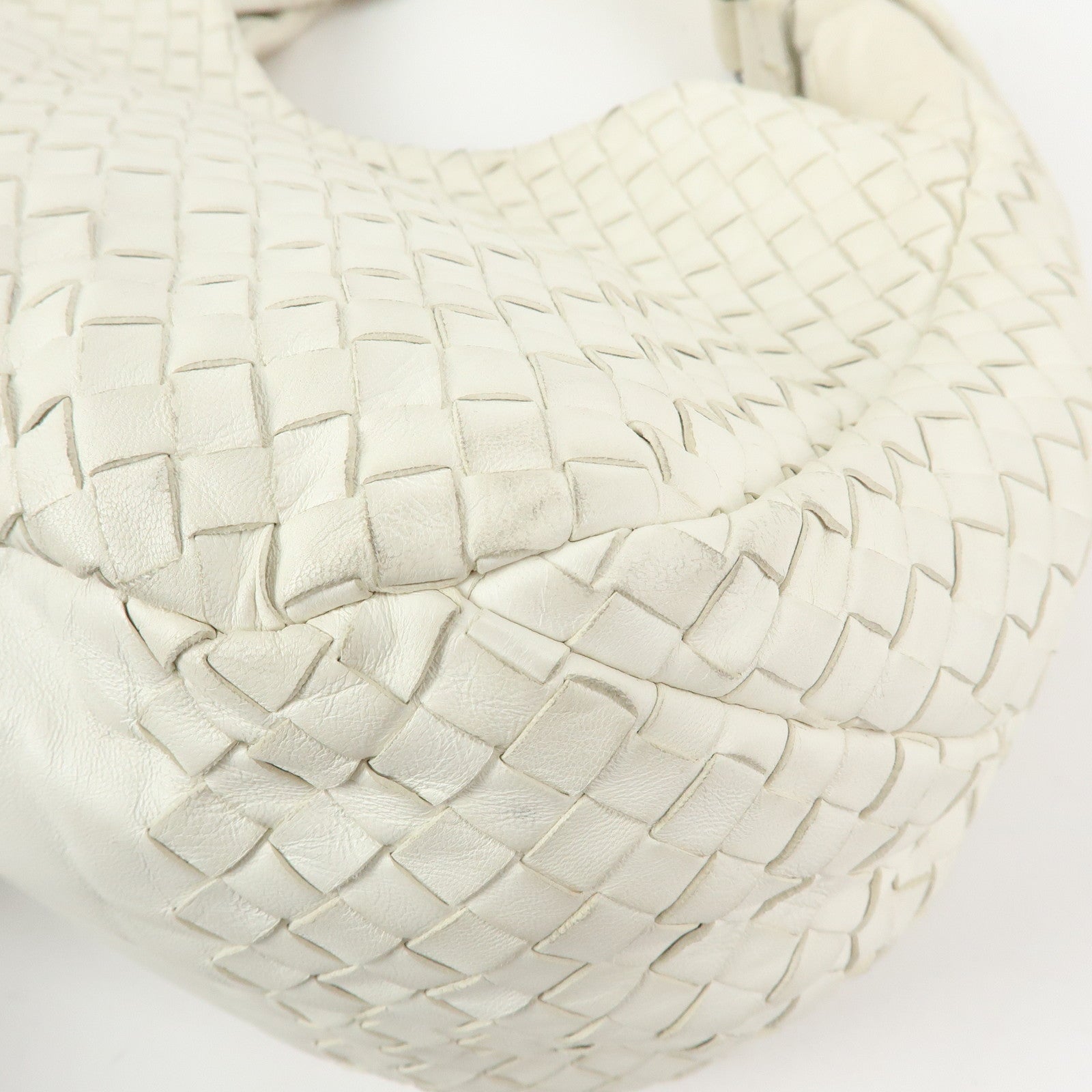 BOTTEGA VENETA Intrecciato Campana Leather Shoulder Bag 125787