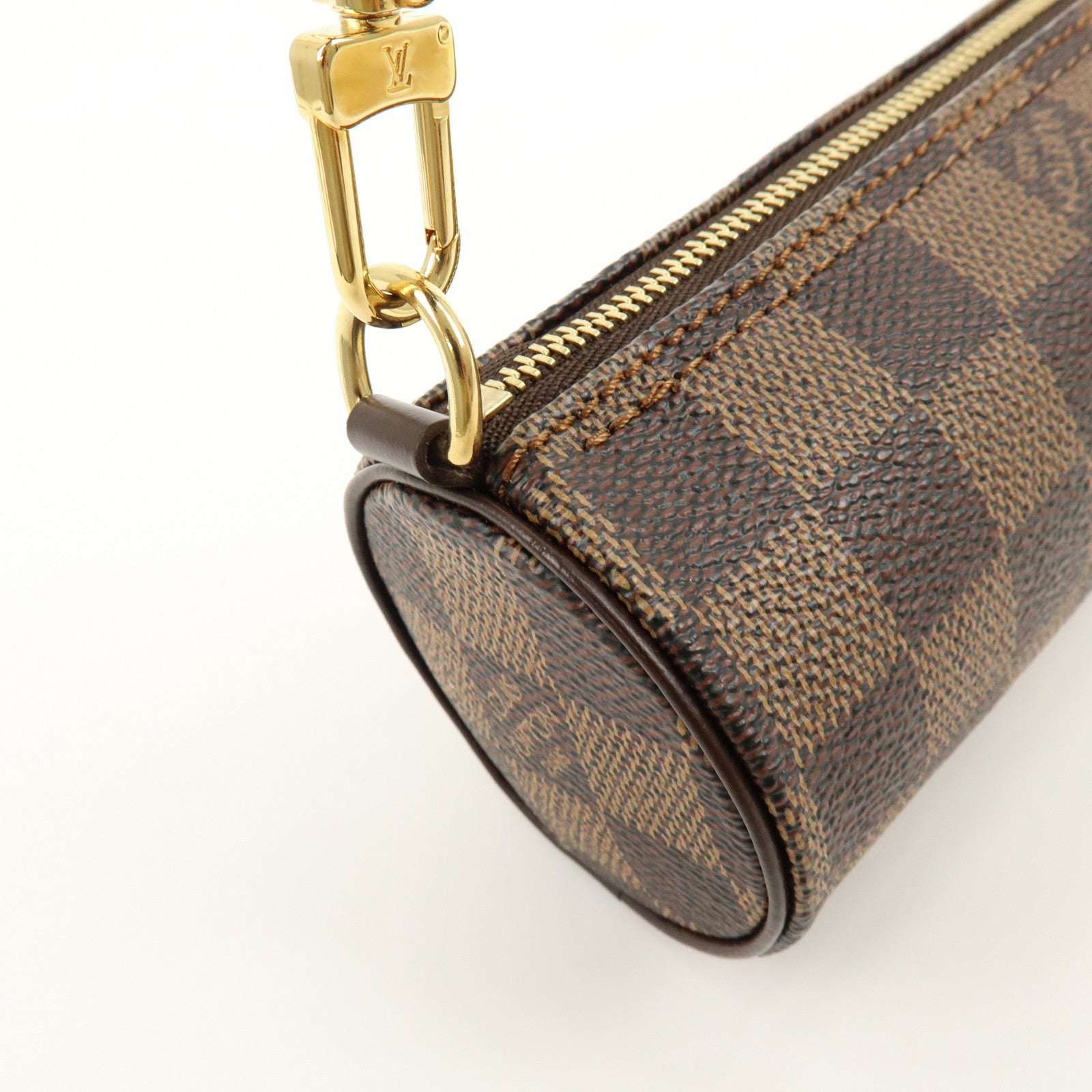 Louis Vuitton Damier Ebene Mini Pouch for Papillon Bag Brown