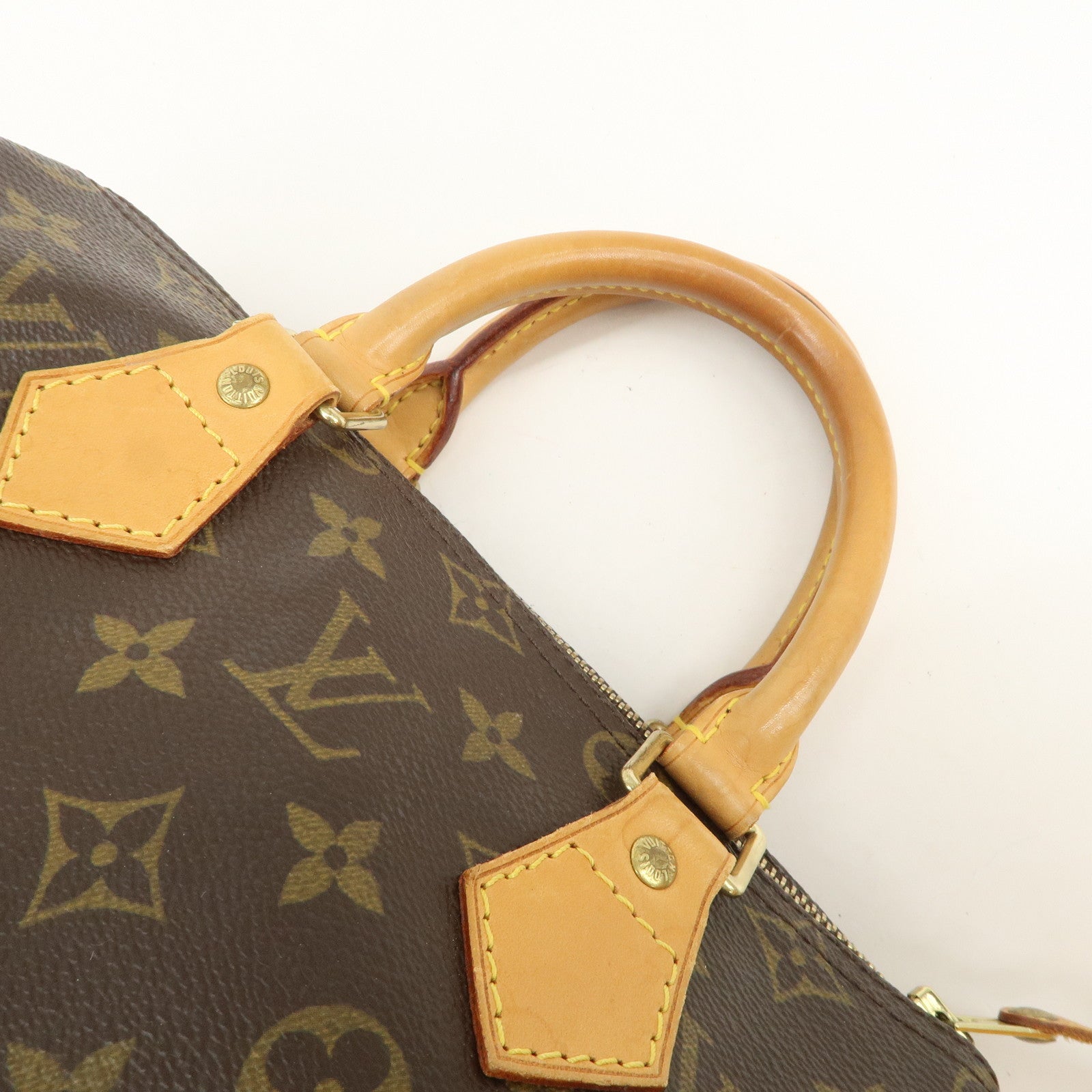 Louis Vuitton Monogram Speedy 25 Boston Bag Hand Bag Brown M41528