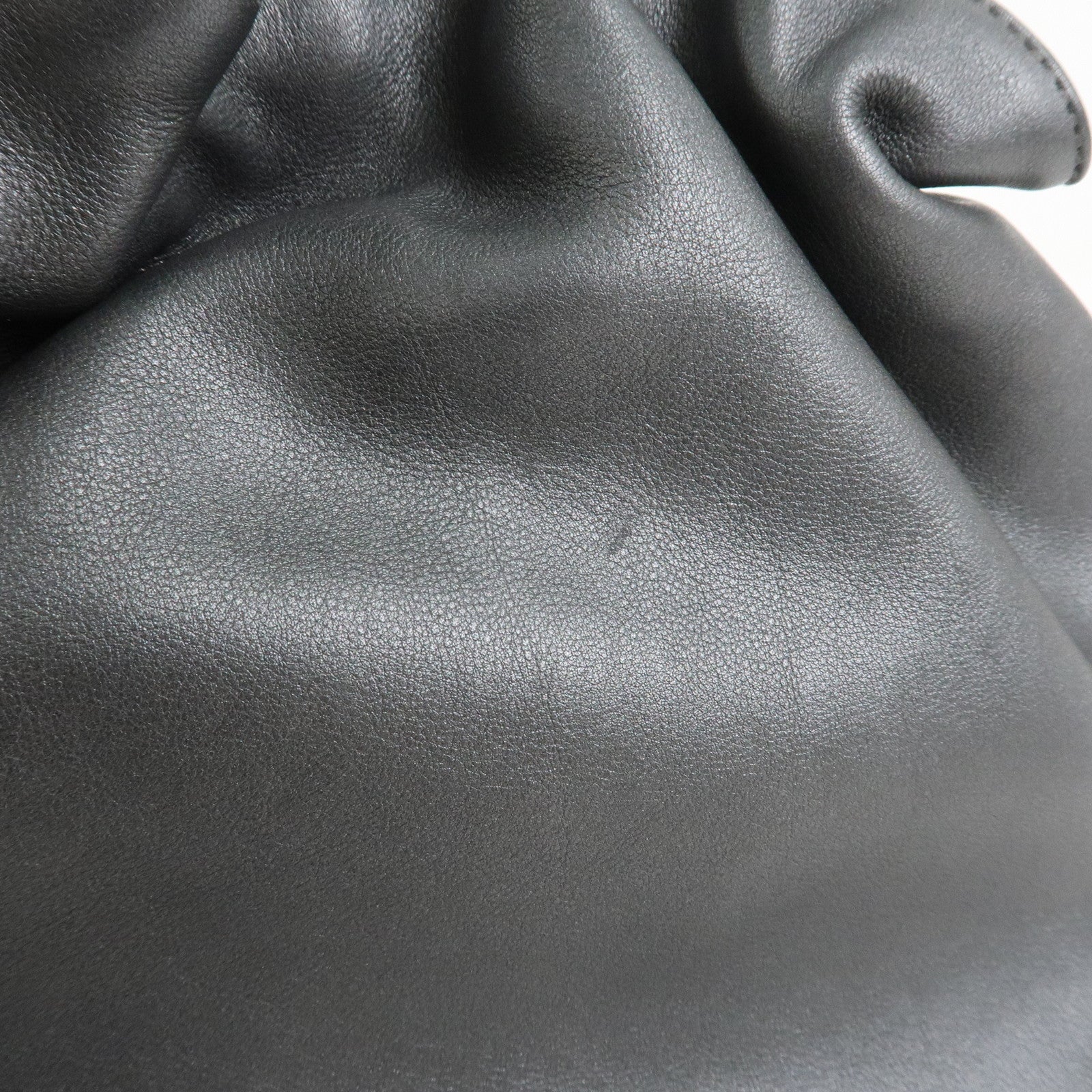Christian Dior Maris Pearl Leather Hand Bag Gray