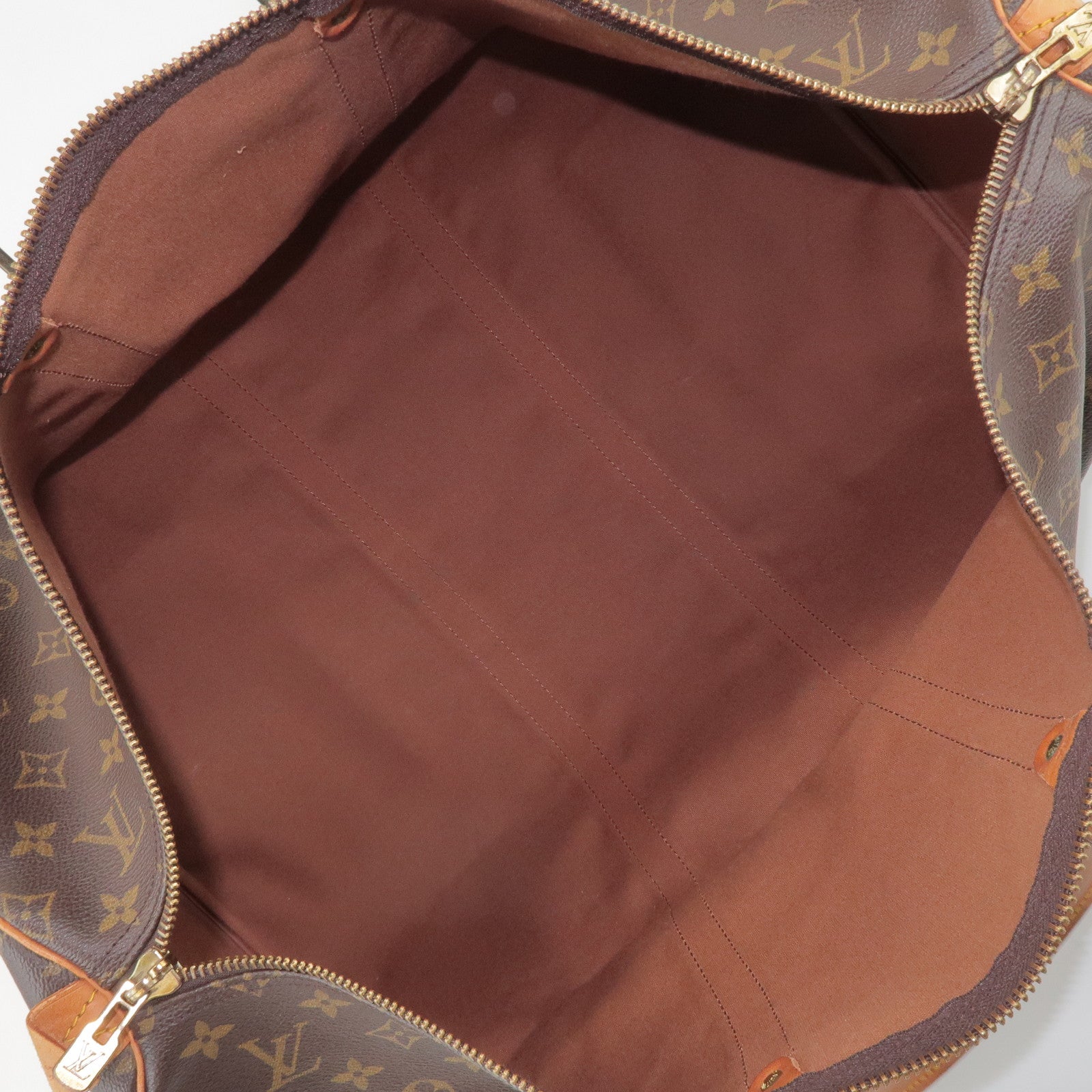 Louis Vuitton Monogram Keep All 55 Boston Bag Brown M41424