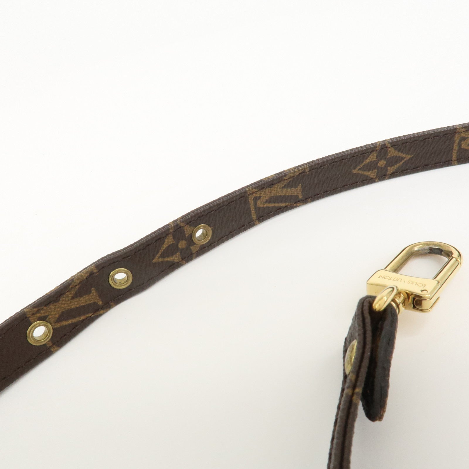 Louis Vuitton Monogram Adjustable Shoulder Strap Brown 120cm J52315