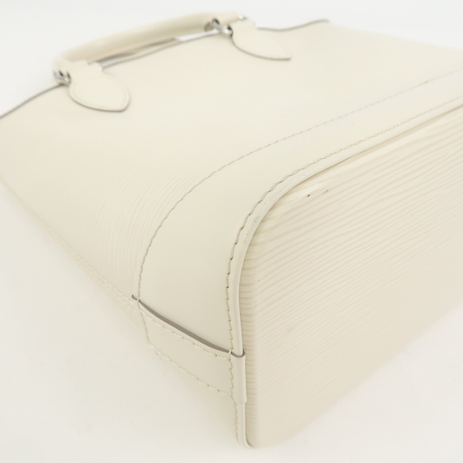 Louis Vuitton Epi Lockit Hand Bag Tote Bag Ivoire White M4229J