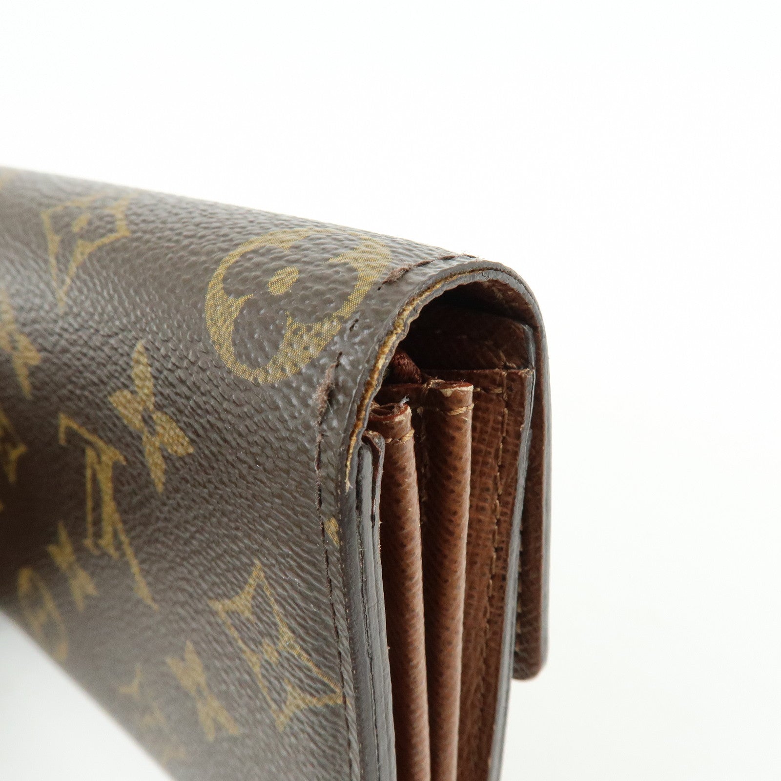 Louis Vuitton Monogram Portefeuille Sarah Long Wallet Brown M61734