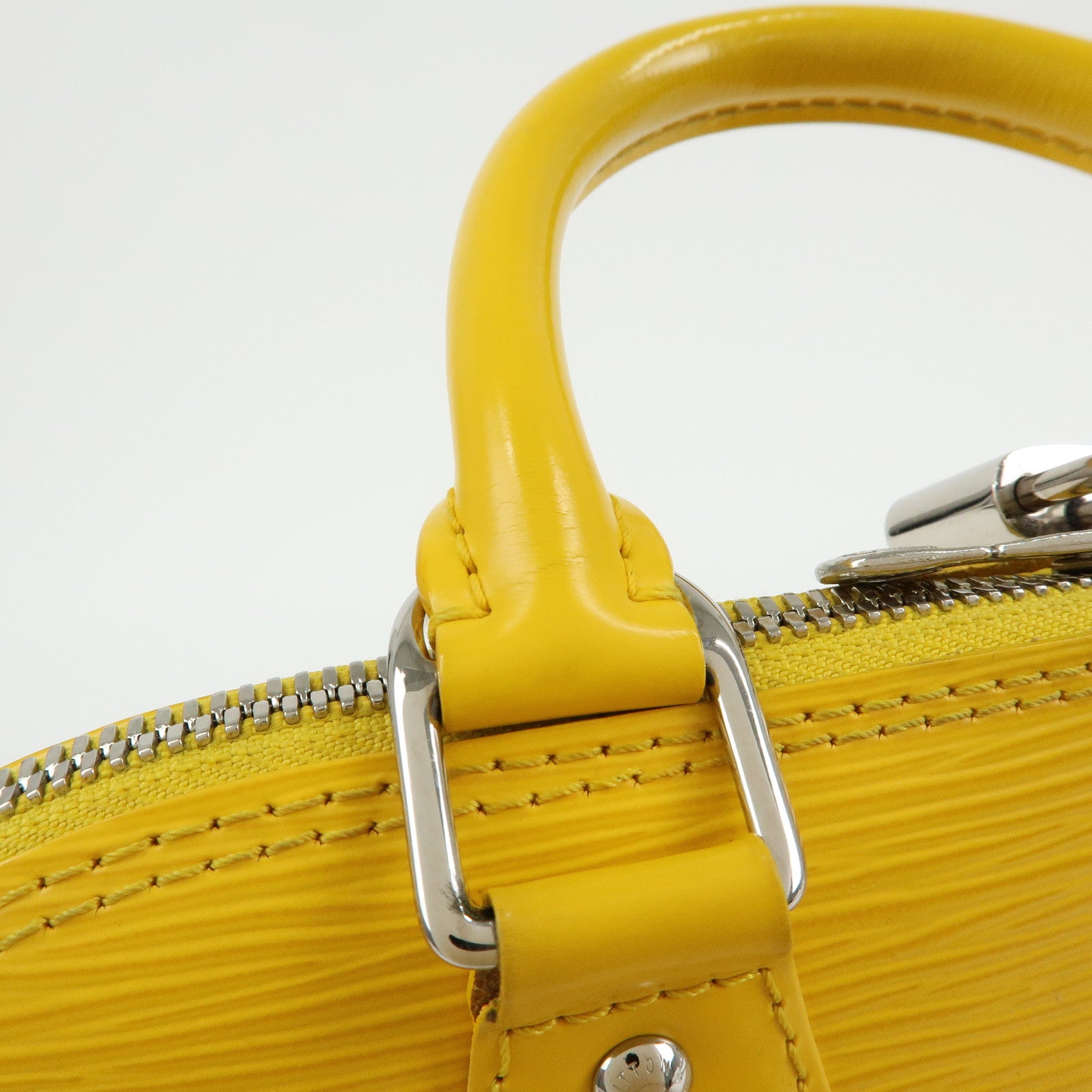 Louis Vuitton Epi Alma Epi Leather PM Hand Bag Citron M40619
